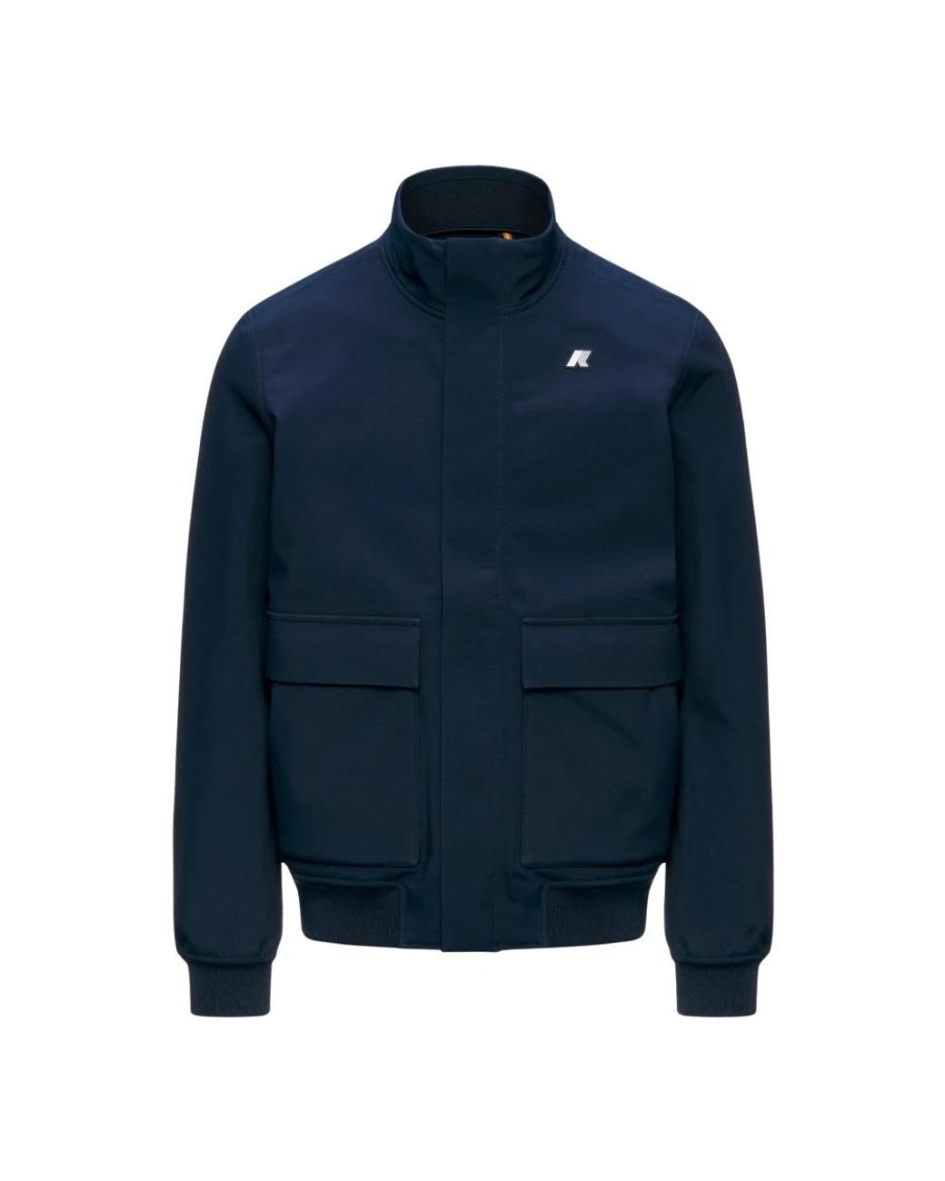 K-Way Jassen ,Blauw ,Polyester Herve Bonded Jacket in het Blue voor heren
