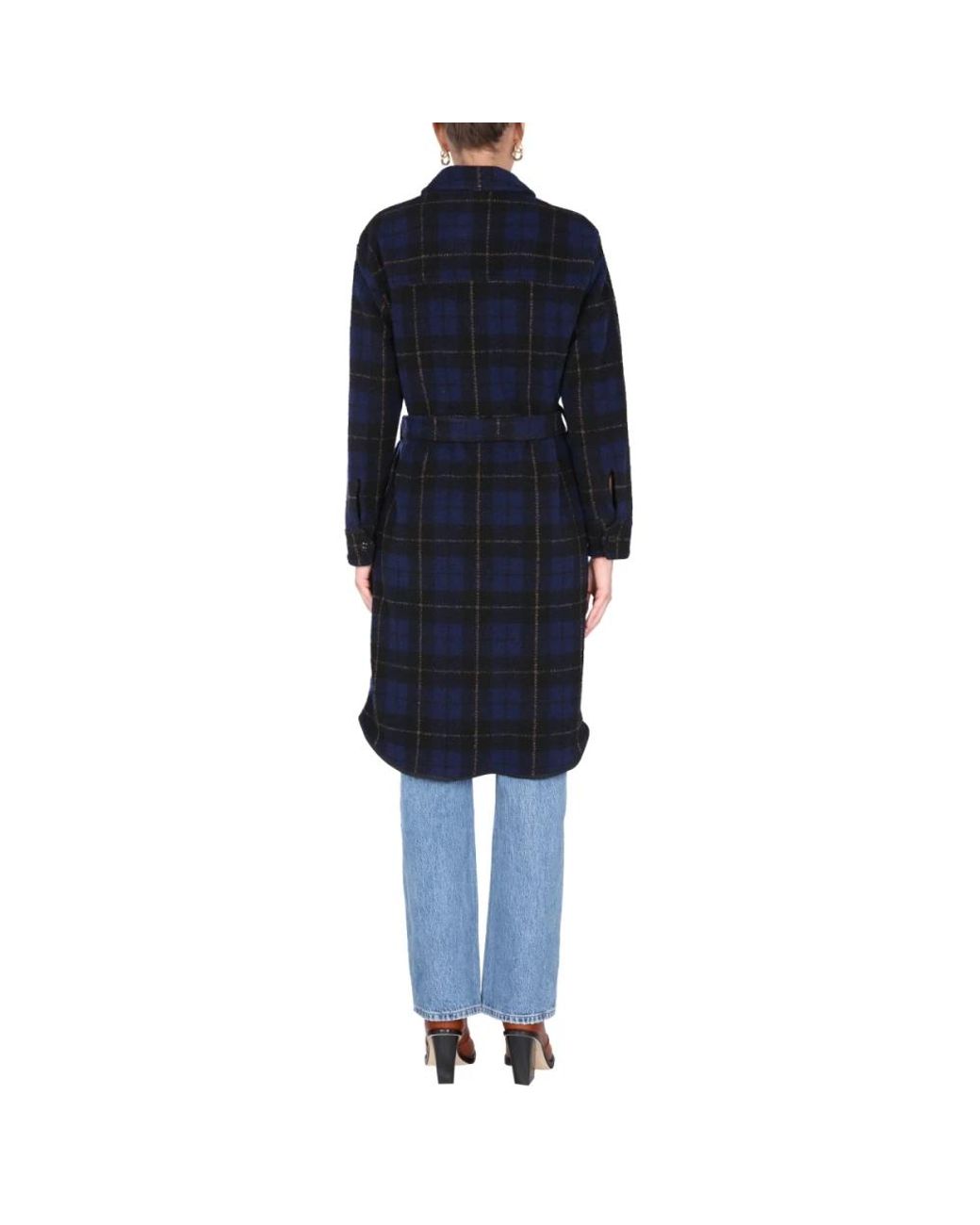 Woolrich Blue Trench Coats