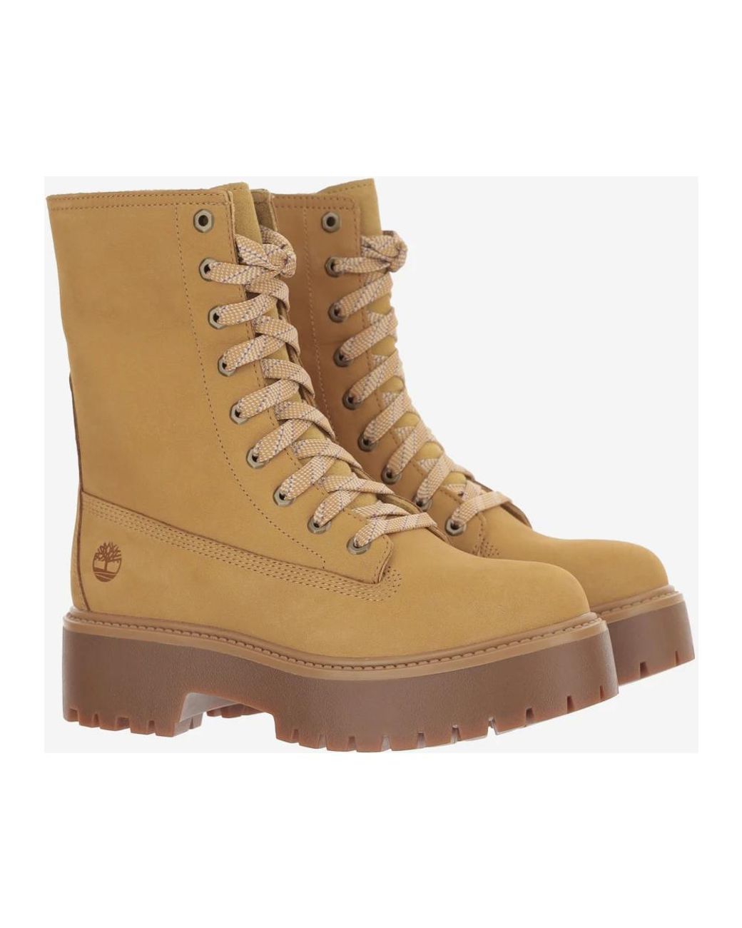 Timberland Brown Lace-Up Boots