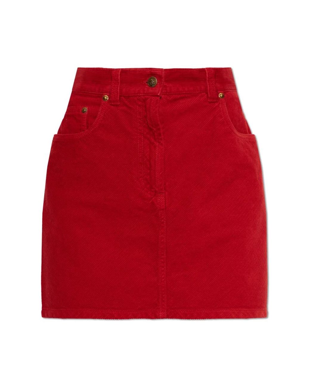 Versace Red Short Skirts