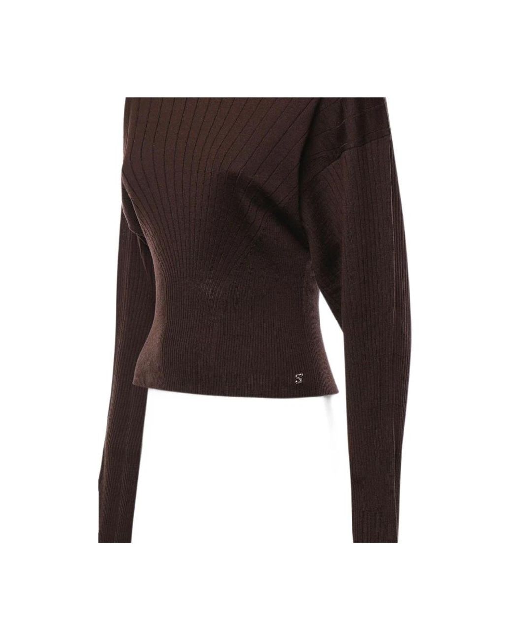 Sportmax Black Round-Neck Knitwear
