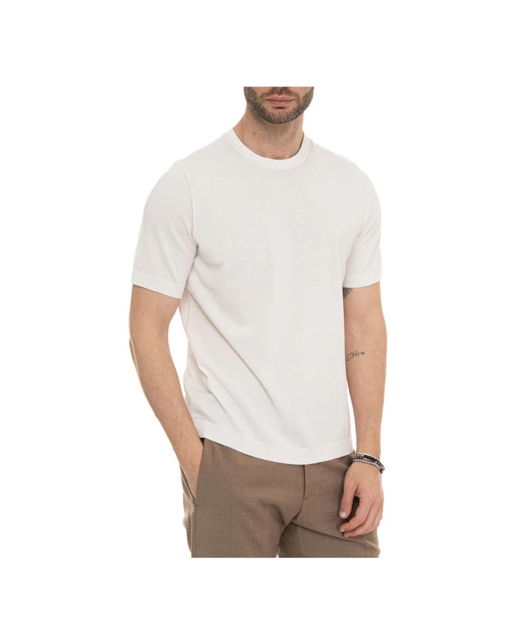 hindustrie White T-Shirts for men