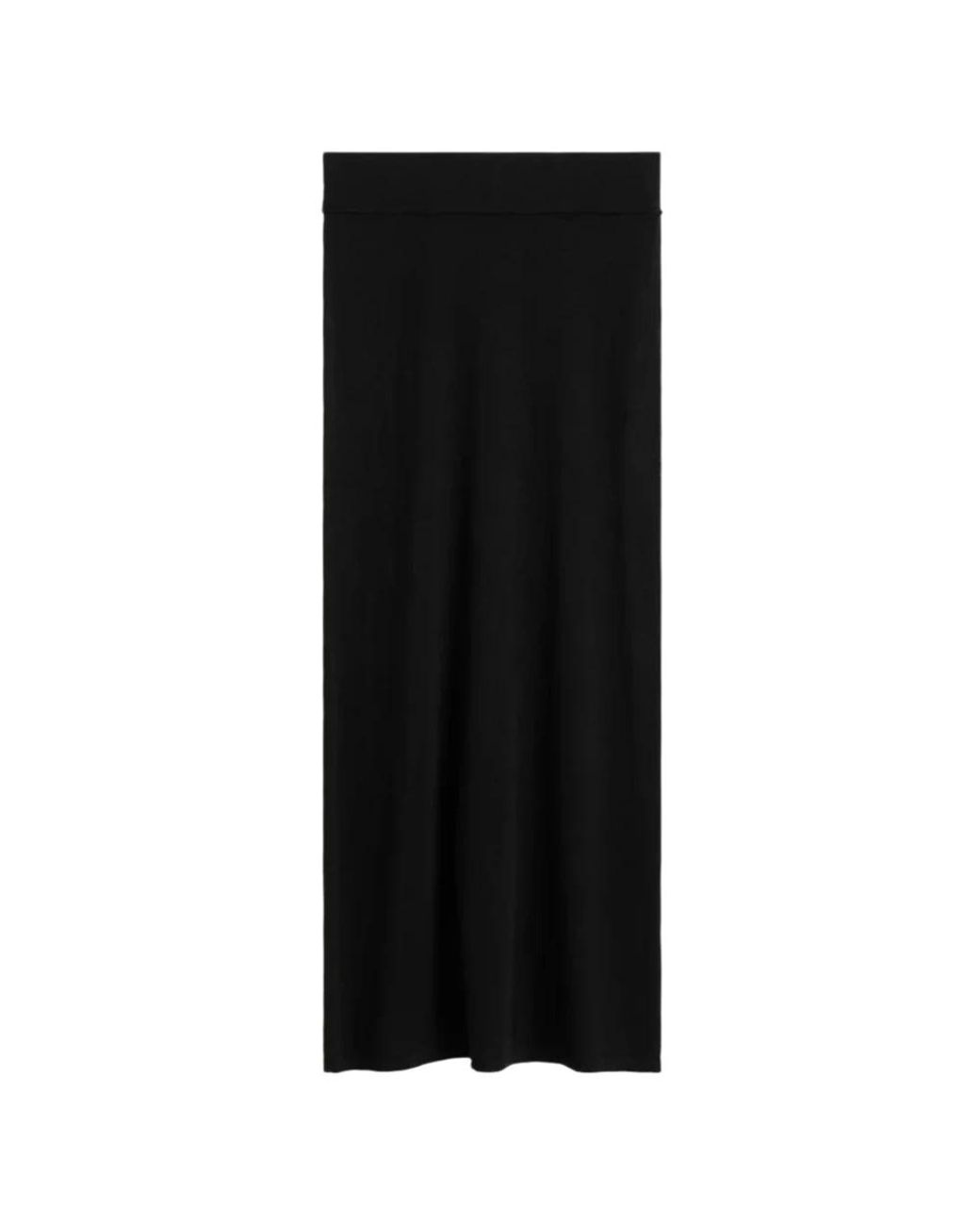 Totême Rokken ,Grijs ,Kasjmier Grijze Gebreide Rok Aw 25 in het Black