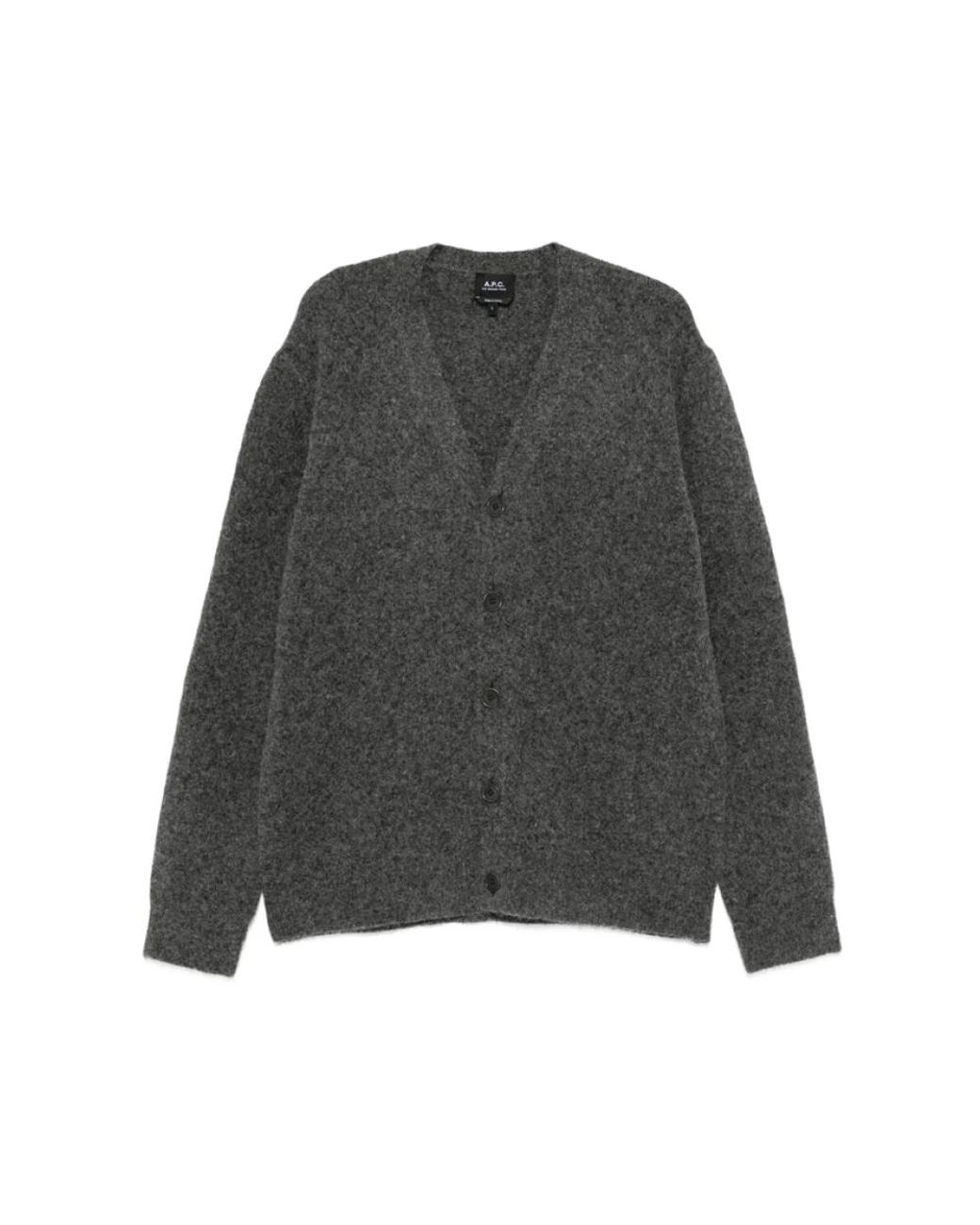A.P.C. Gray Cardigans for men