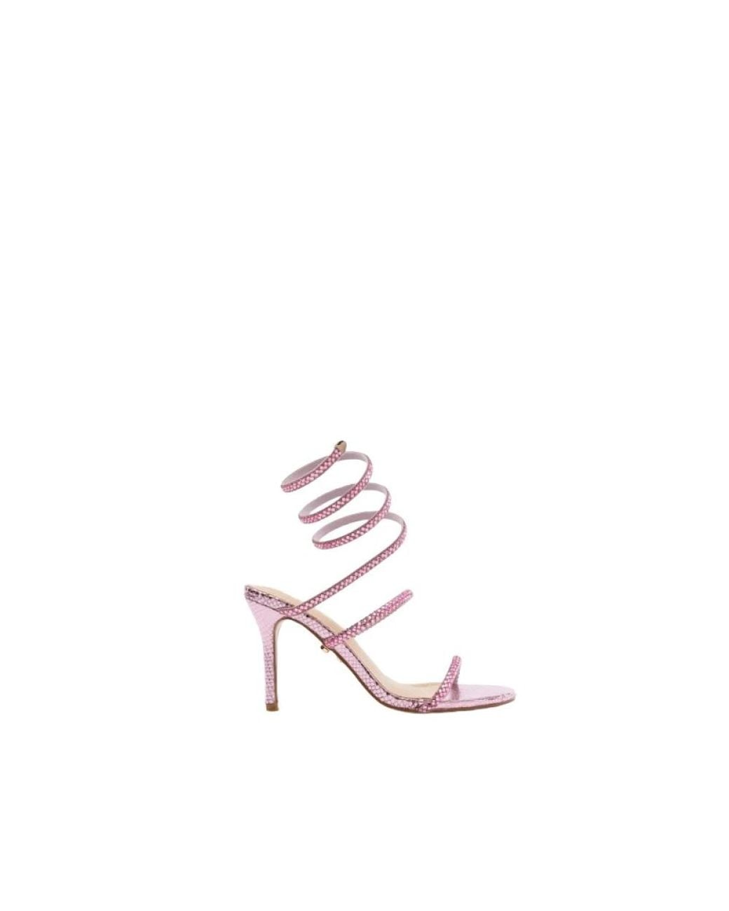 Twentyfourhaitch Pink High Heel Sandals