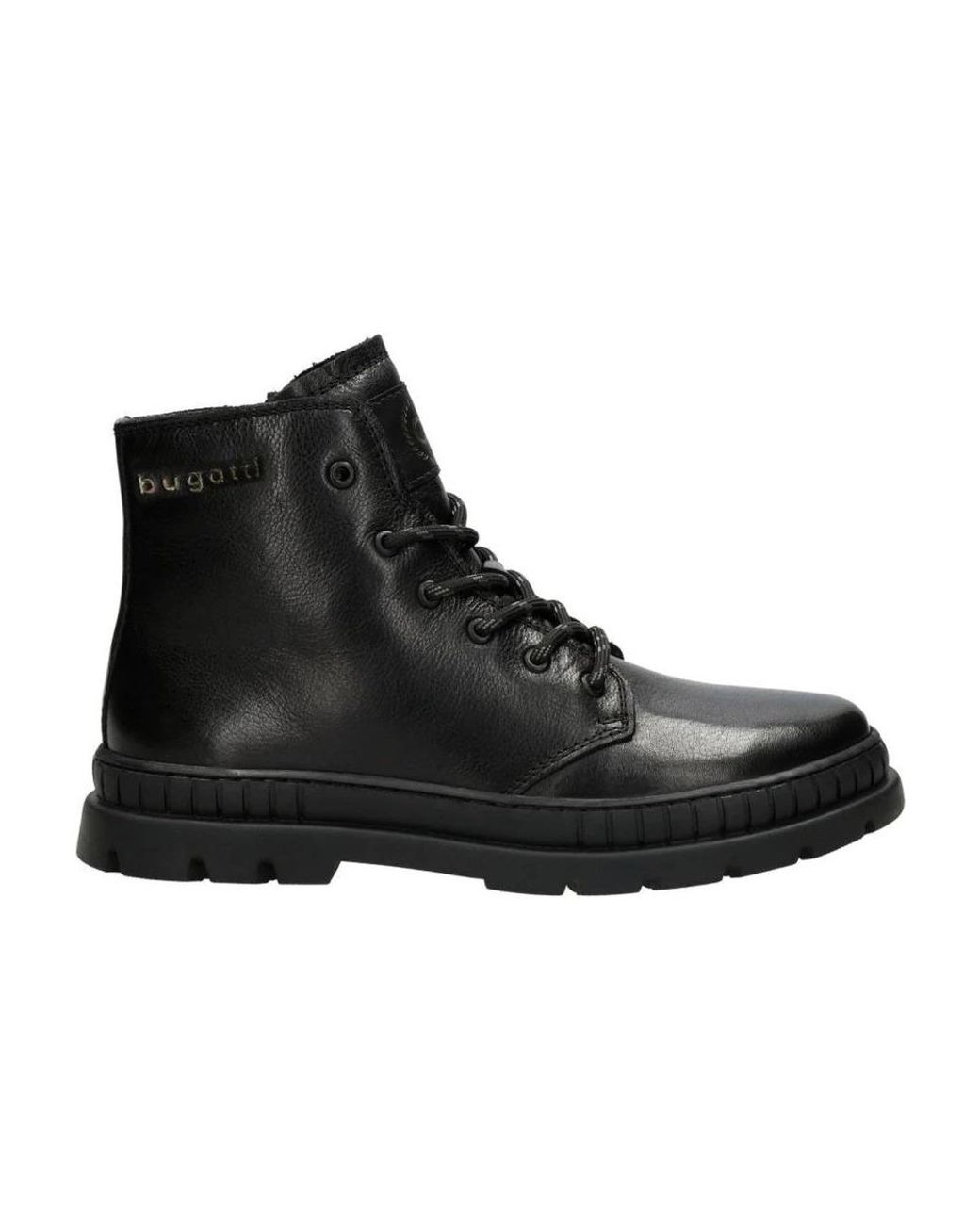 bugatti heren Lace-up Boot Mit Zipper Im BusinesslookModieuze laars