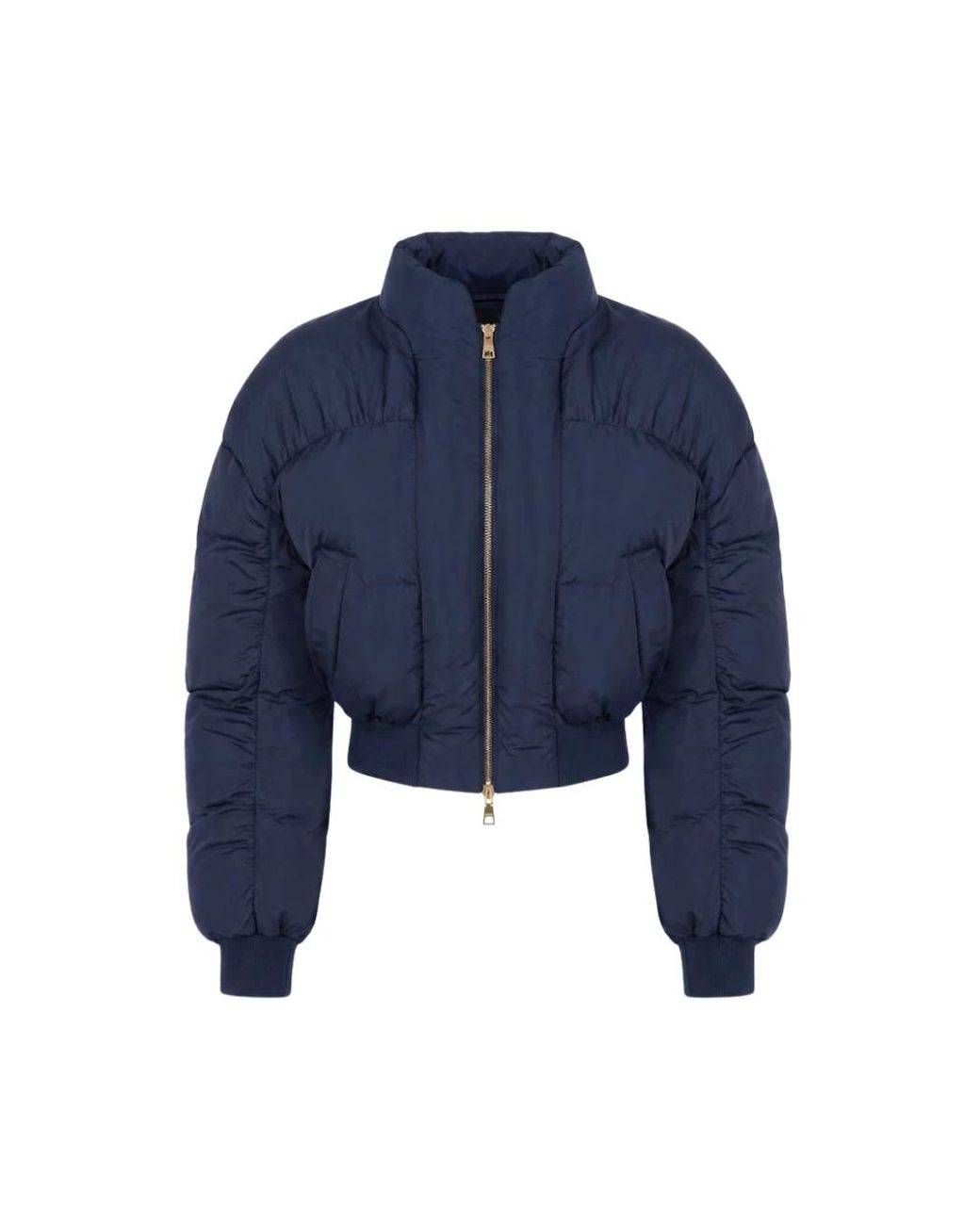 Elisabetta Franchi Blue Winter Jackets