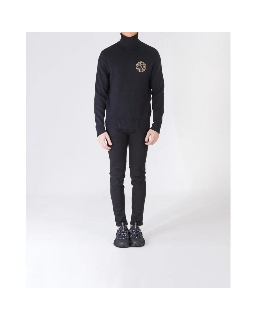 Versace Jeans Couture Blue Turtlenecks for men