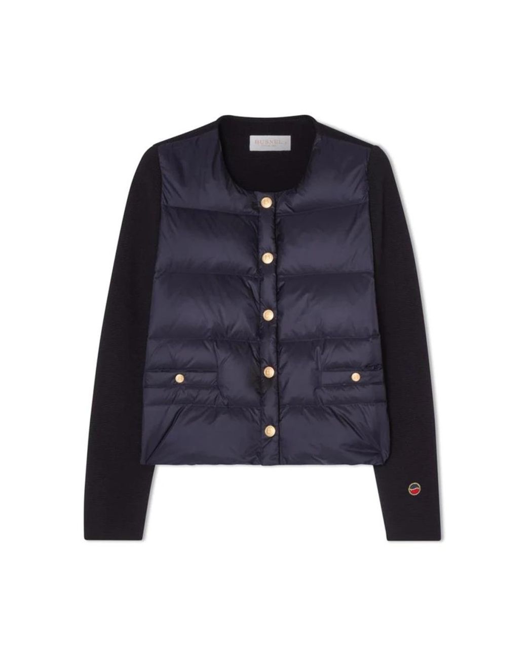 BUSNEL Iva Solid Down Jacket in het Blue