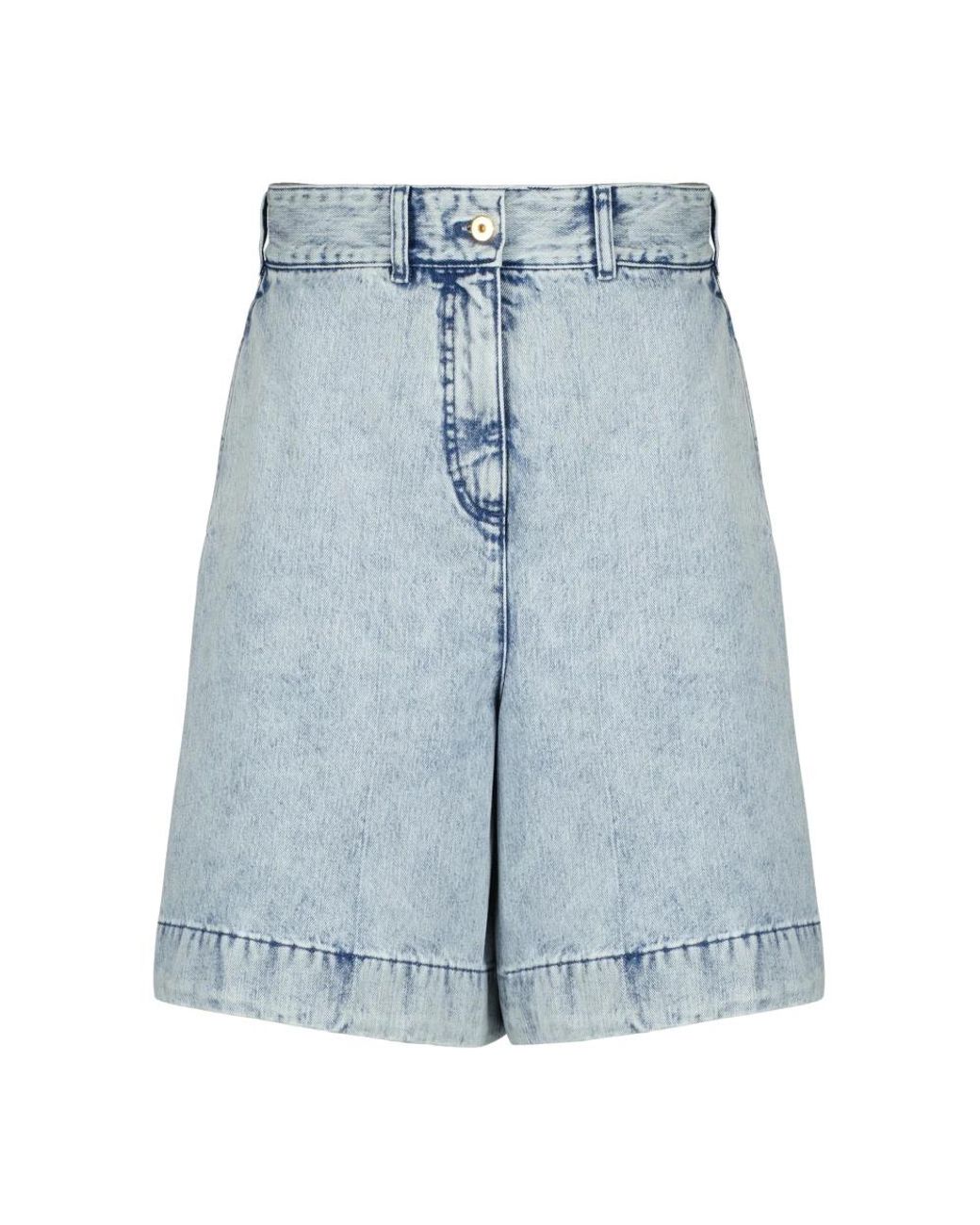 Patou Blue Denim Shorts