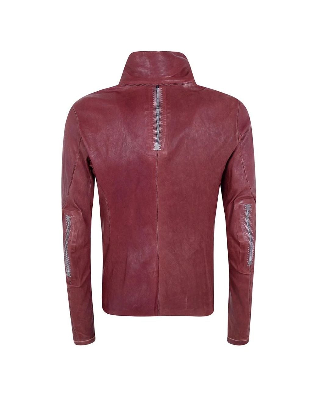 Isaac Sellam Red Leather Jackets for men