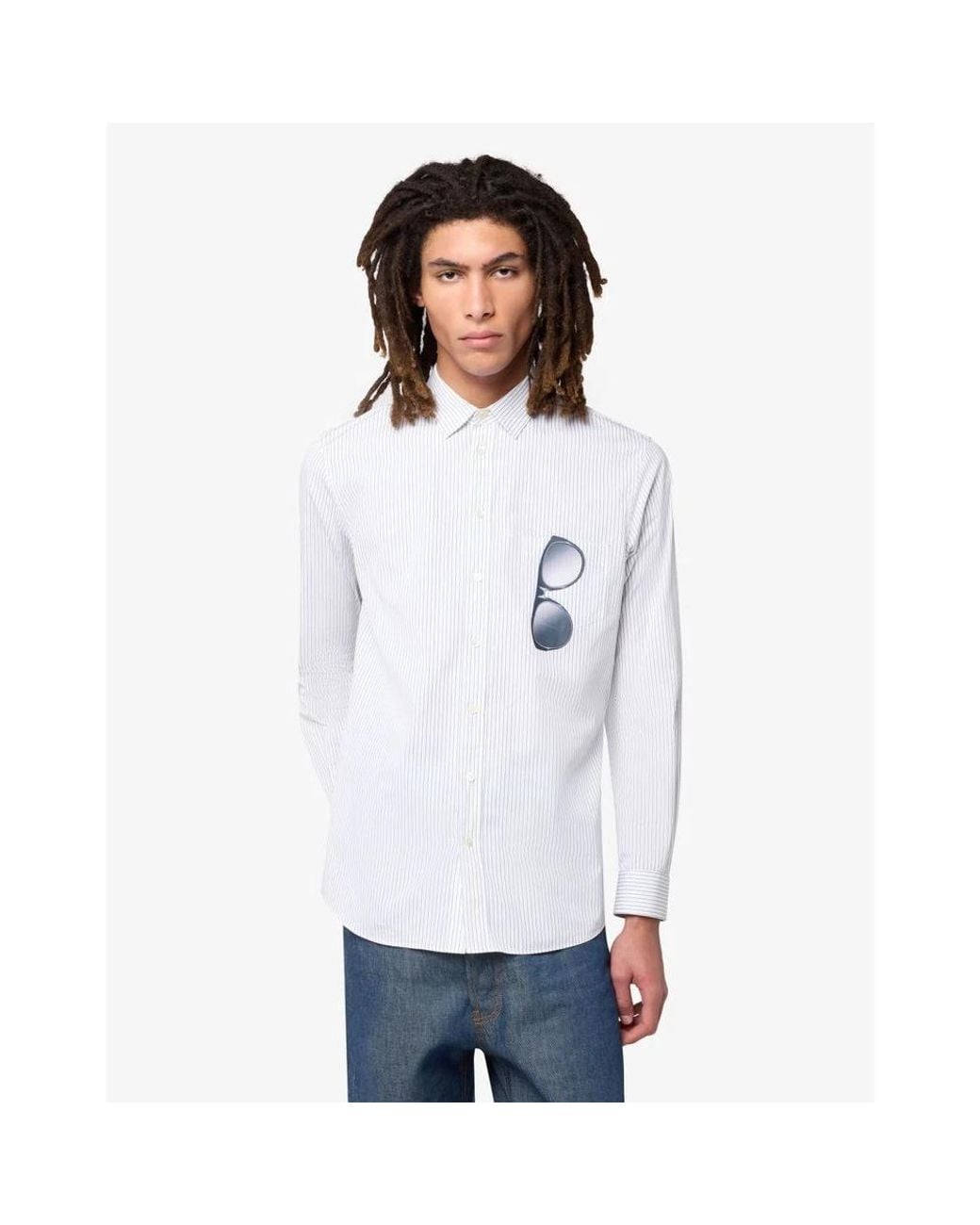 Moschino White Casual Shirts for men