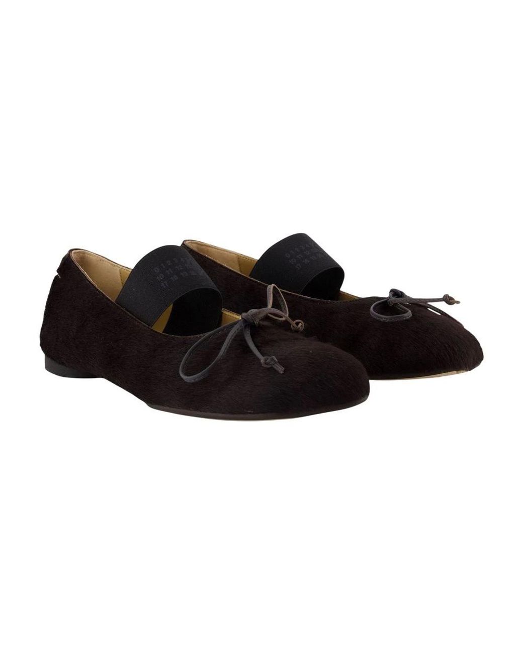 MM6 by Maison Margiela Black Ballerina Shoes