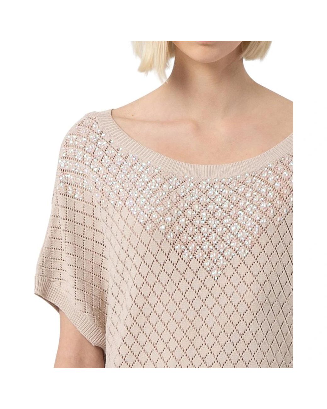 Fracomina Natural Round-Neck Knitwear