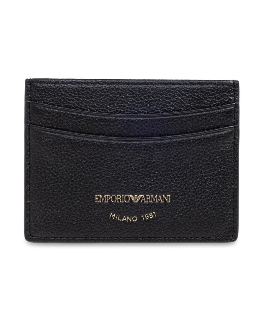 Emporio Armani Black Wallets & Cardholders