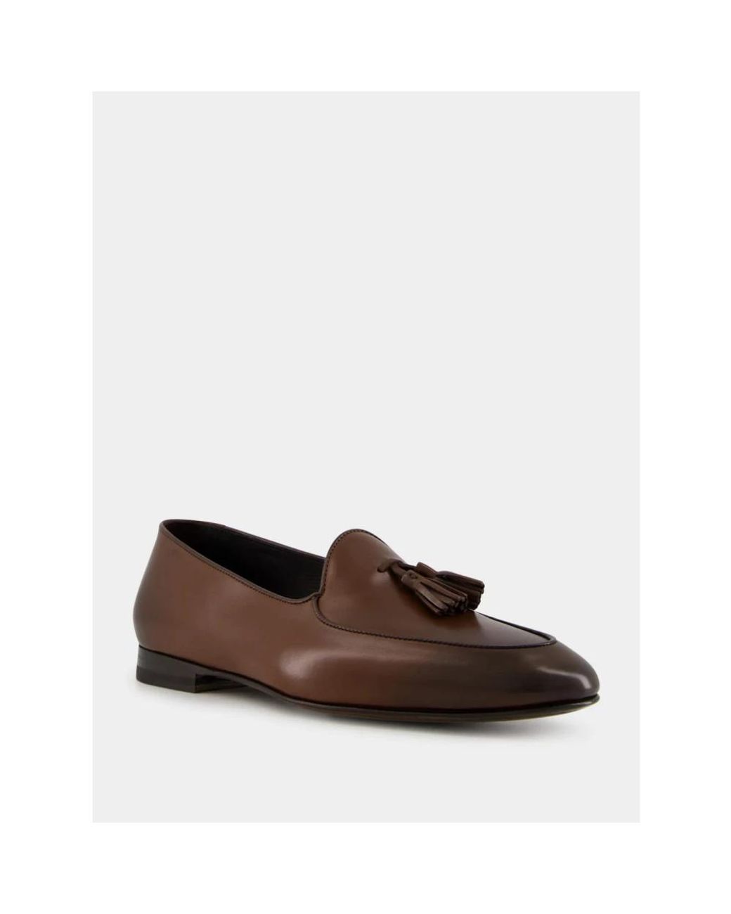 Manolo Blahnik Brown Loafers for men