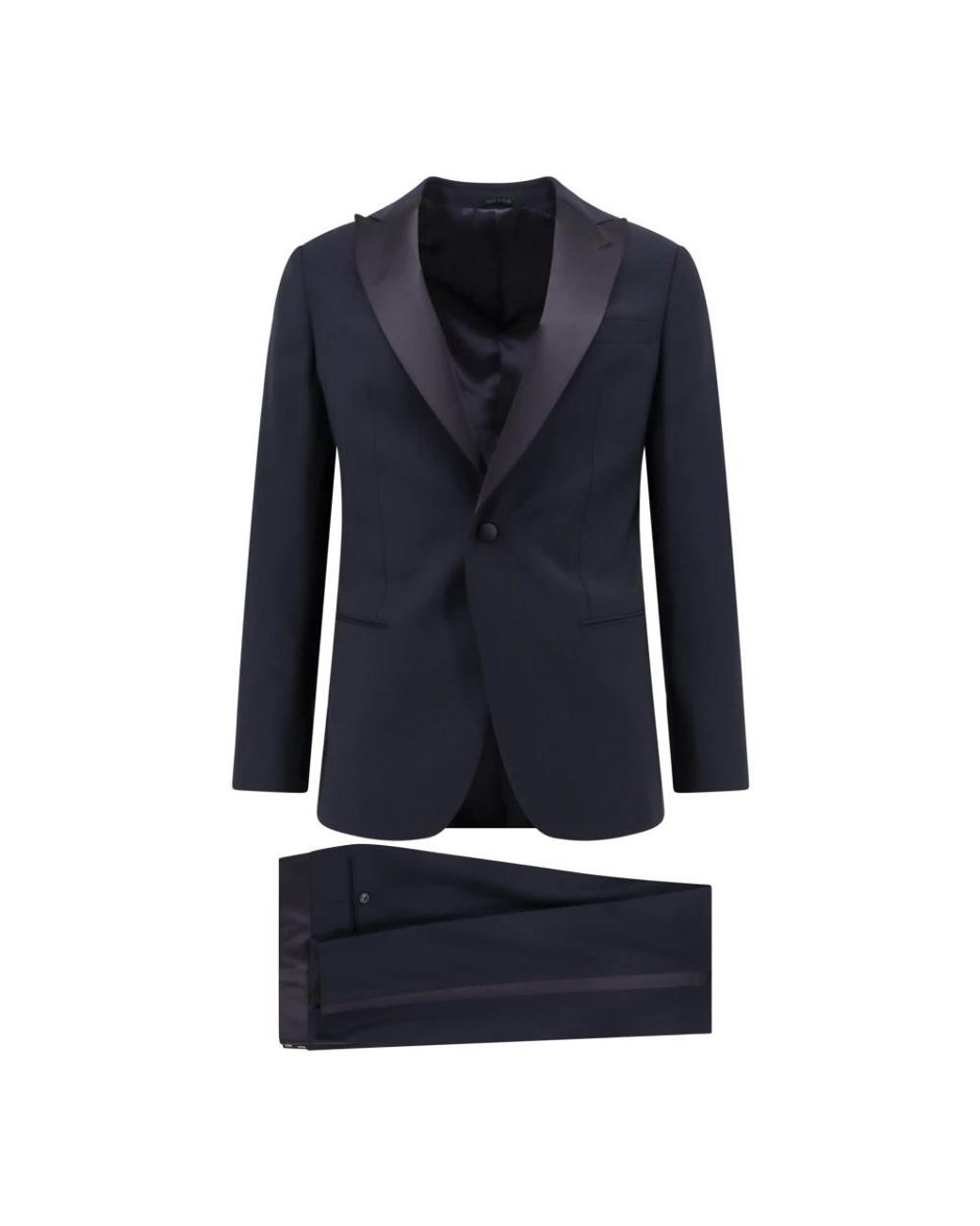 Giorgio Armani Blue Single Breasted Suits for men