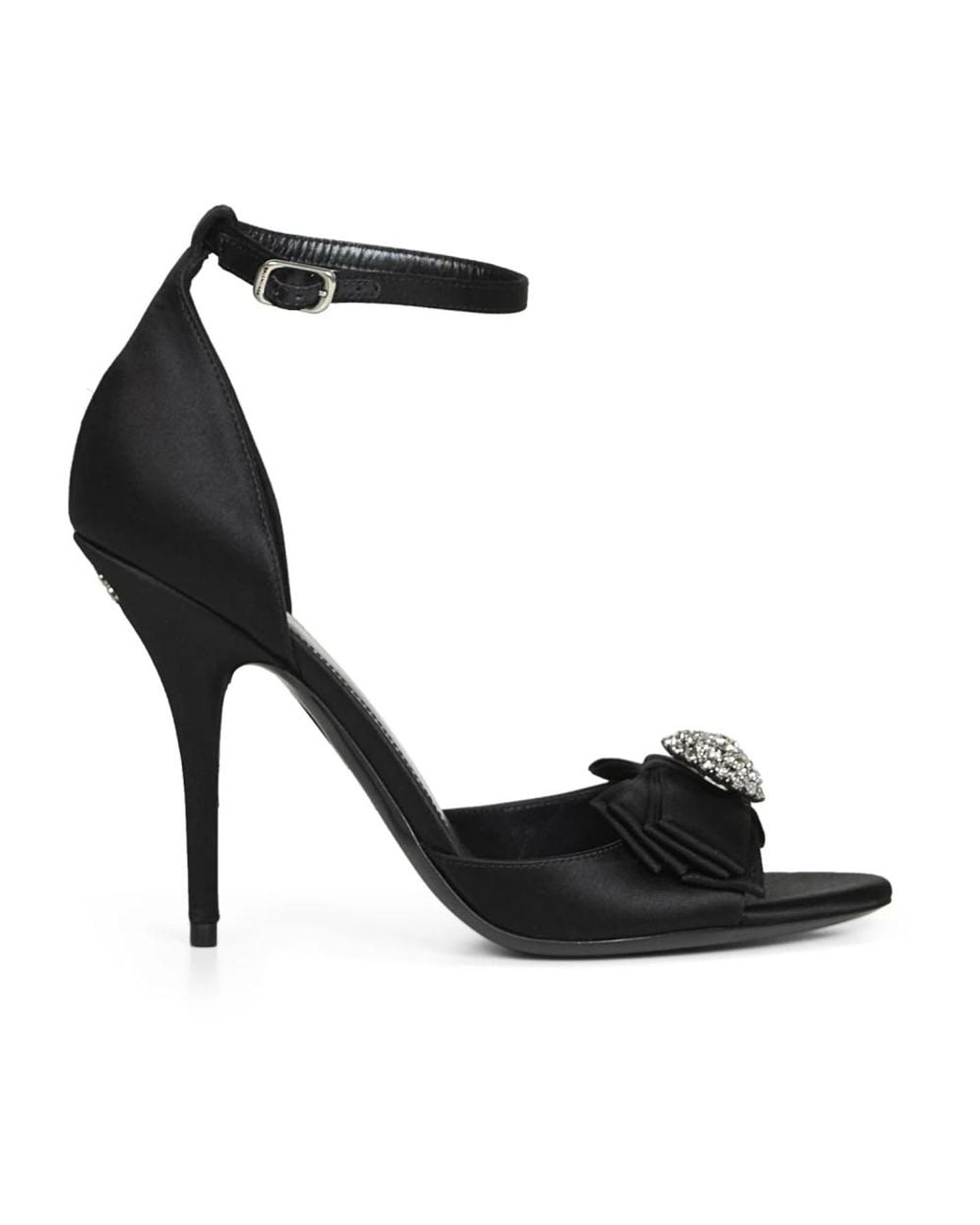 Balenciaga Black High Heel Sandals