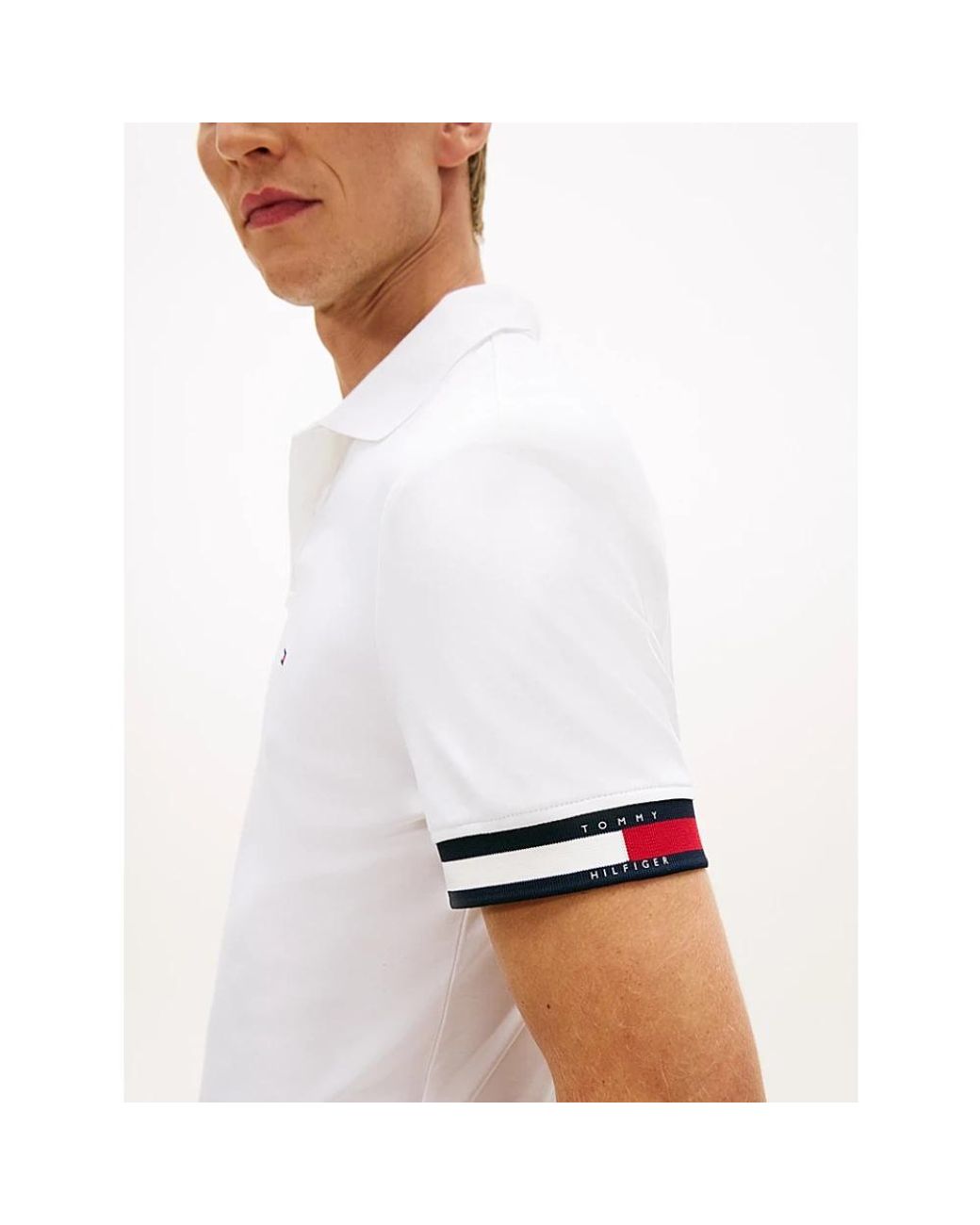 Tommy Hilfiger White Polo Shirts for men
