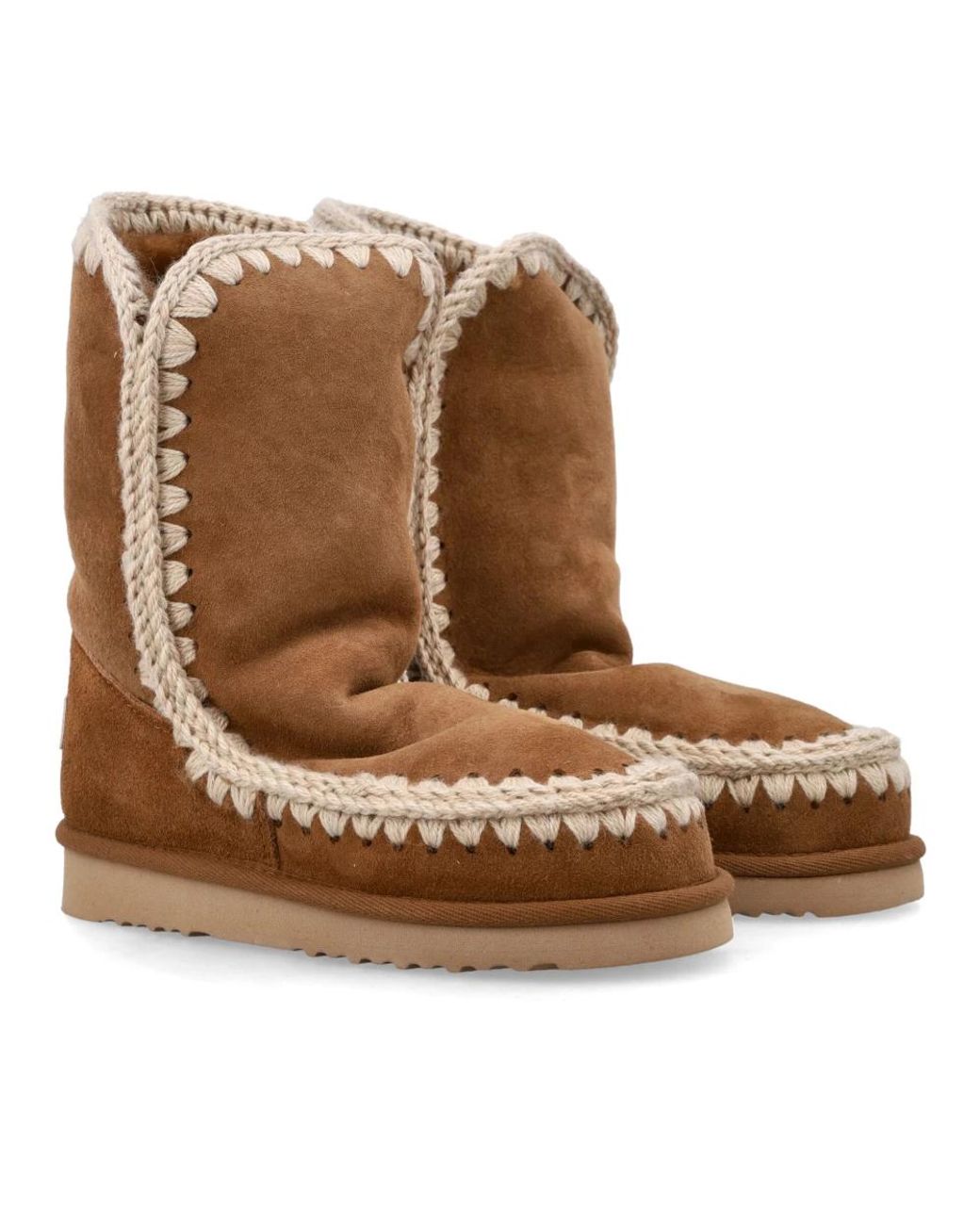 Mou Brown Winter Boots