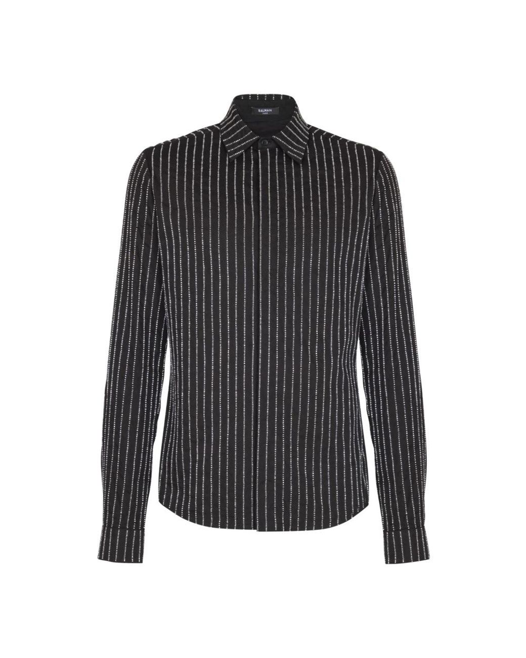 Balmain Formal Shirts in het Black voor heren
