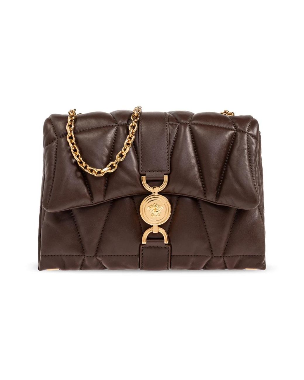 Versace Brown Shoulder Bags