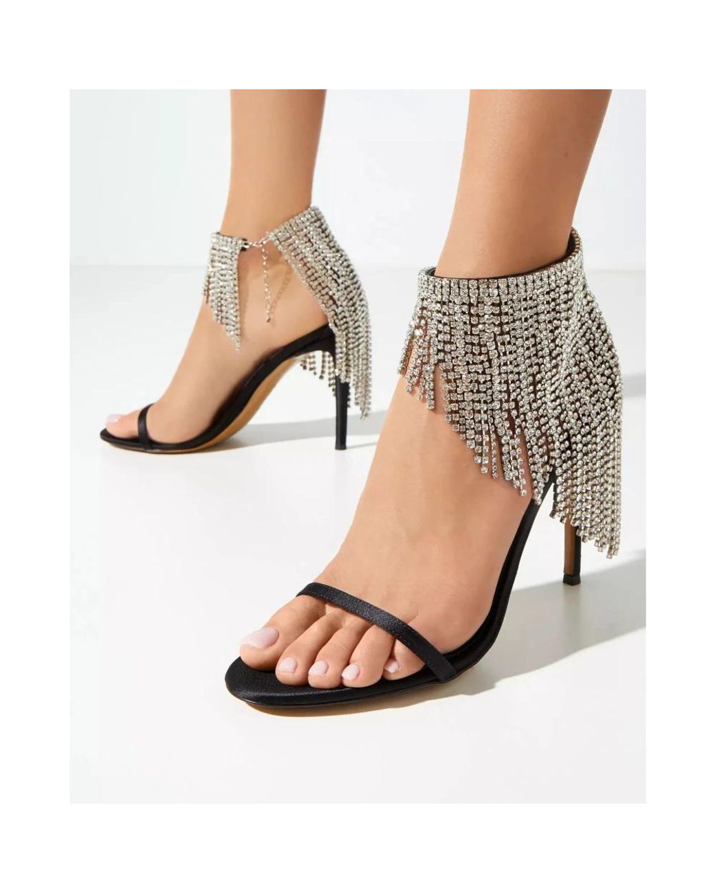 Alexandre Vauthier Black High Heel Sandals