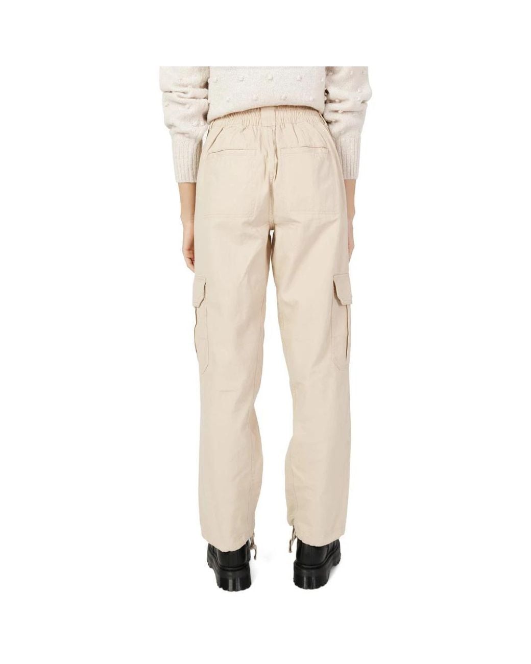 ONLY Natural Straight Trousers