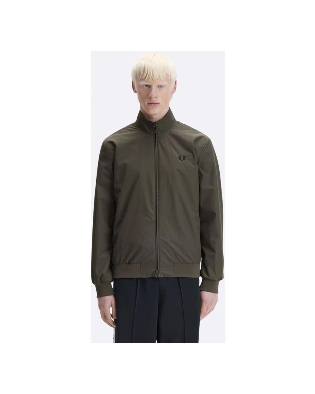 Fred Perry Green Zip-Throughs for men