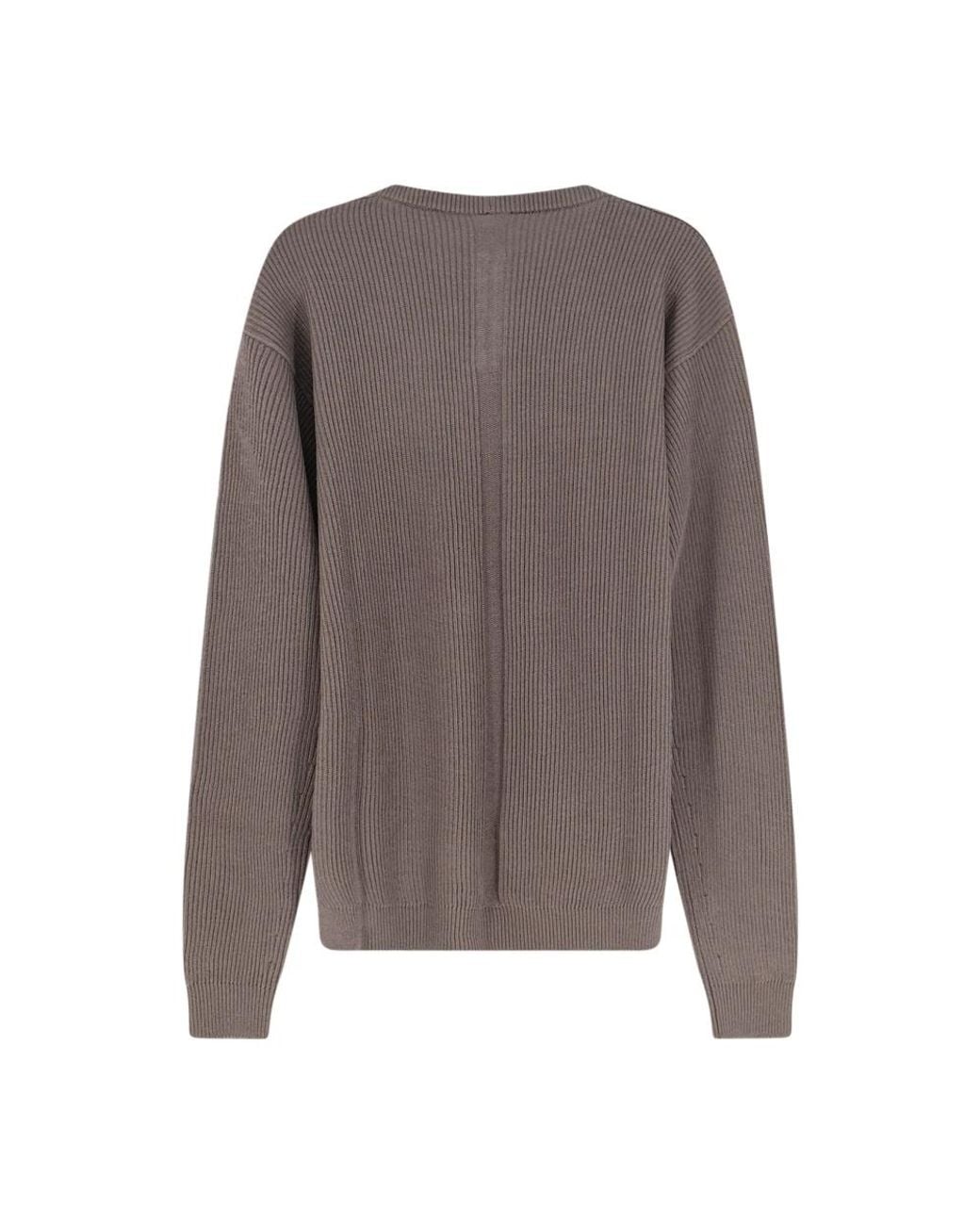 Round-Neck Knitwear Rick Owens de hombre de color Brown