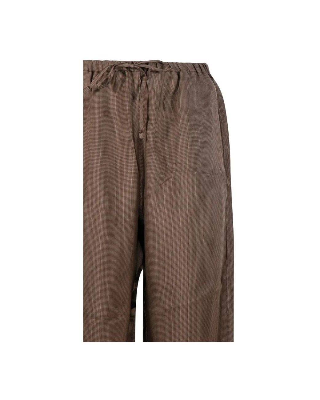 Rohe Brown Wide Trousers