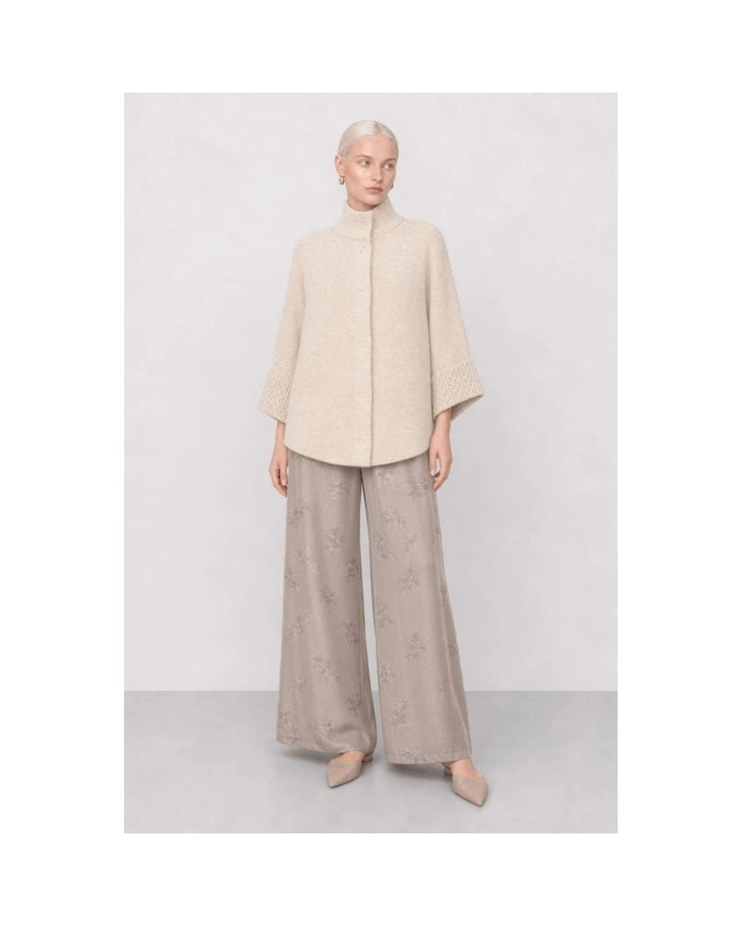 Single-Breasted Coats Kocca de color Natural