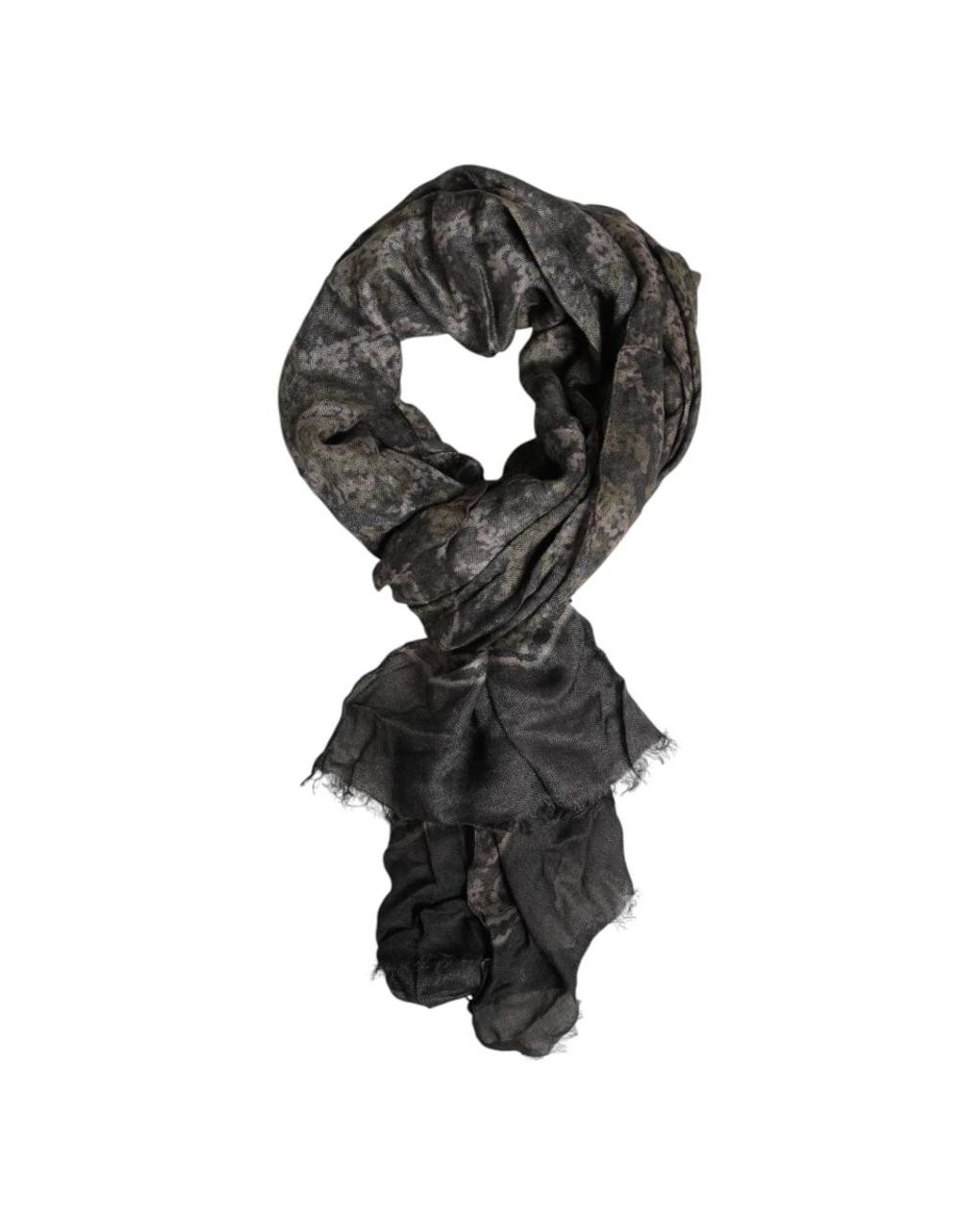 Dolce & Gabbana Accessoires ,Veelkleurig ,Camouflage Nekwarmer Sjaal in het Black