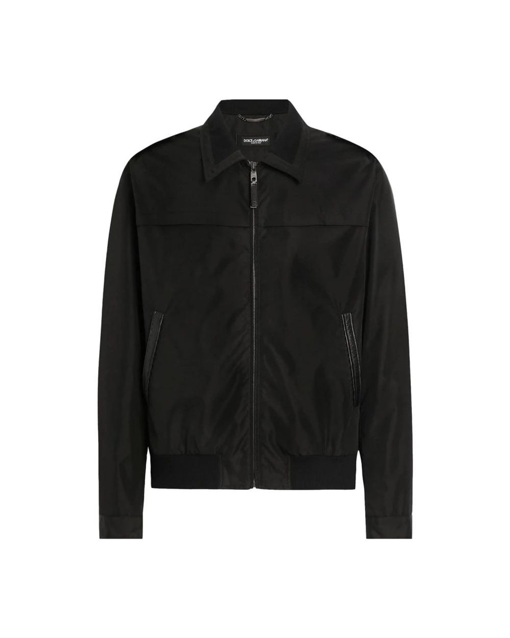 Dolce & Gabbana Black Light Jackets for men