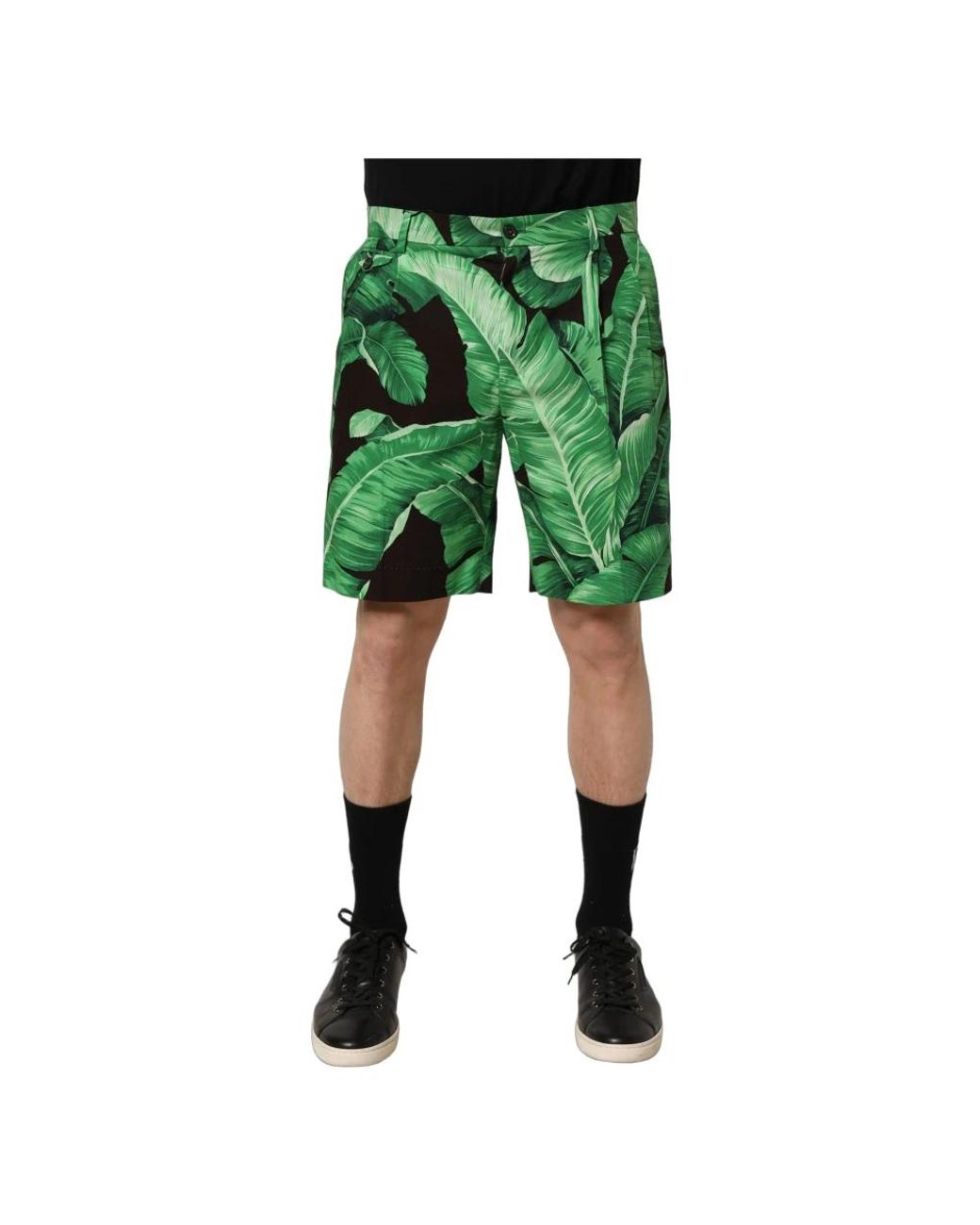 Dolce & Gabbana Green Casual Shorts for men