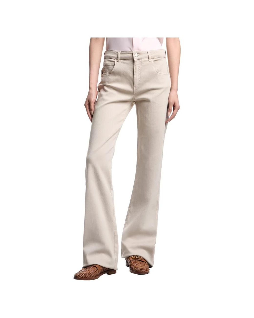 Emporio Armani Natural Flared Jeans