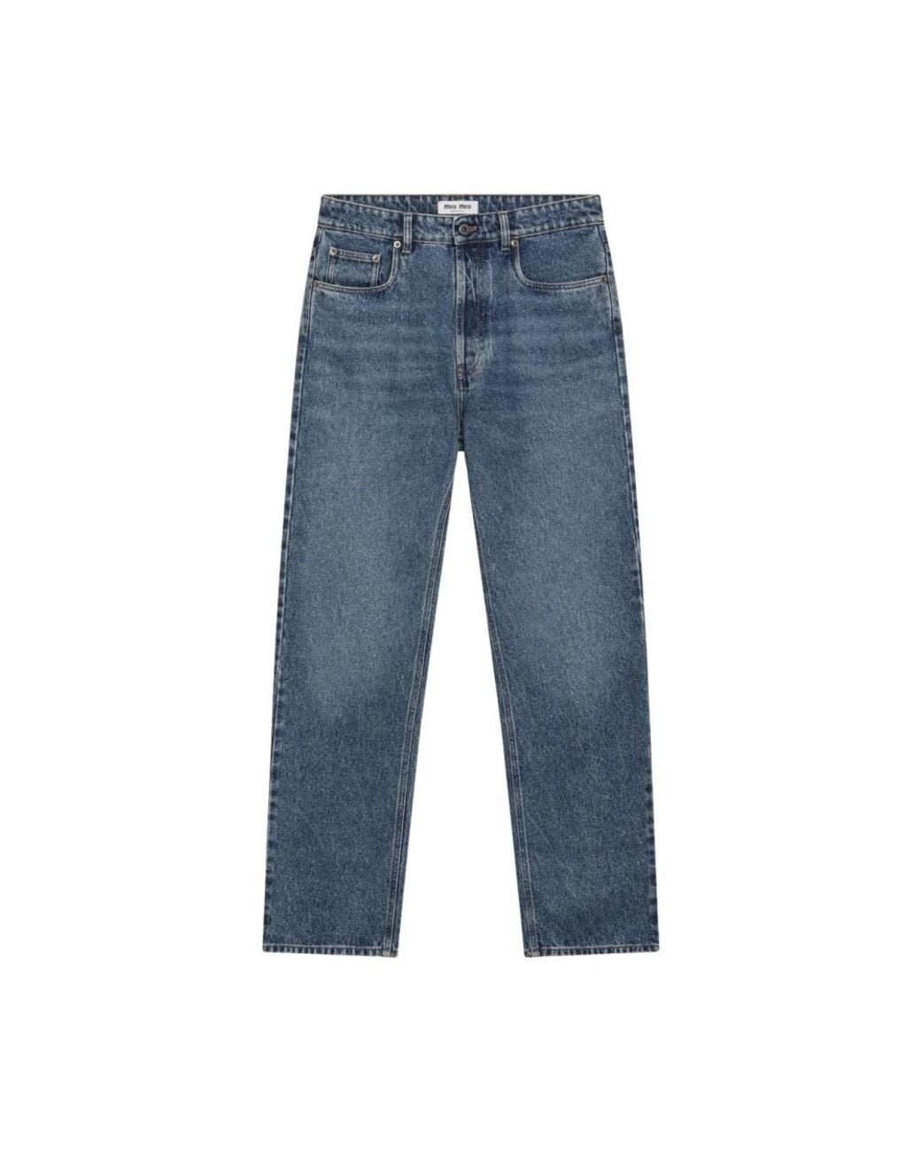 Miu Miu Blue Straight Fit Jeans
