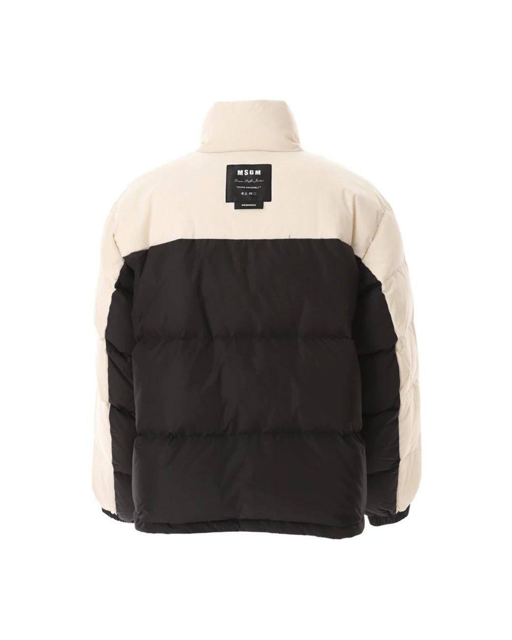 MSGM Black Winter Jackets for men