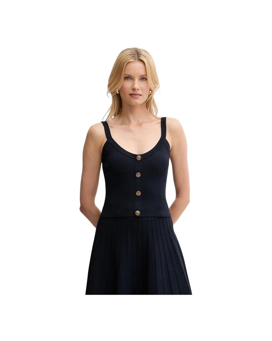 Guess Emmie Top in het Black