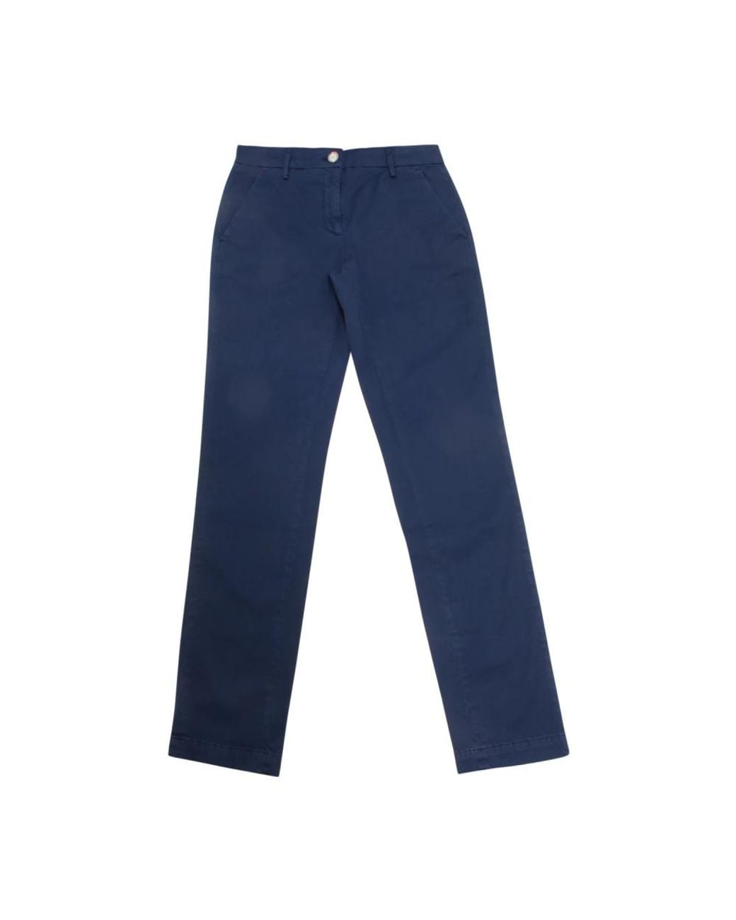 Siviglia Blue Straight Trousers