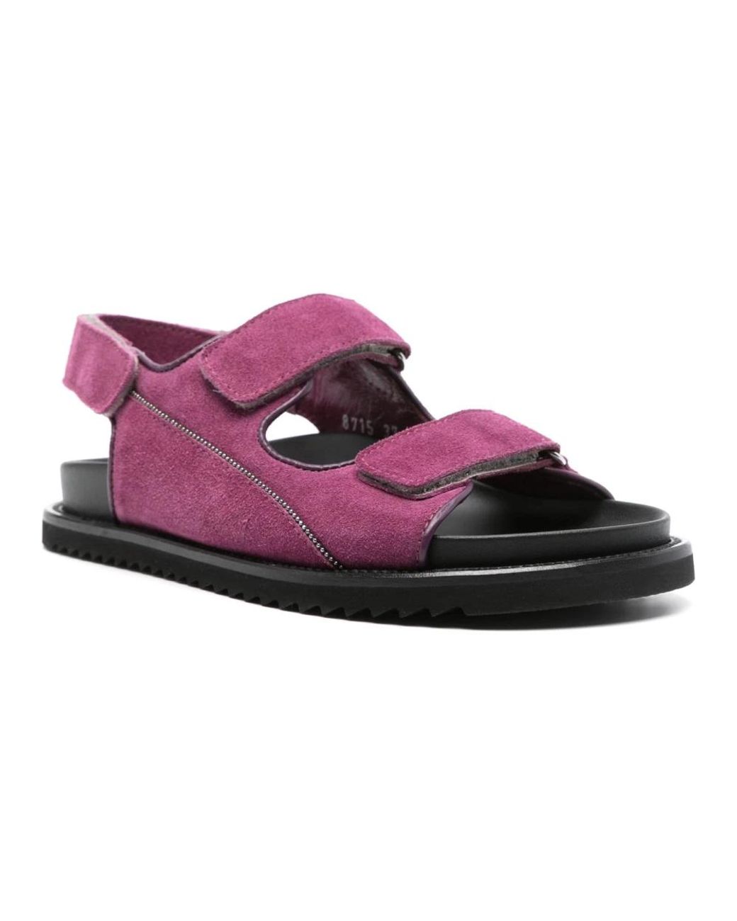 Doucal's Purple Flat Sandals