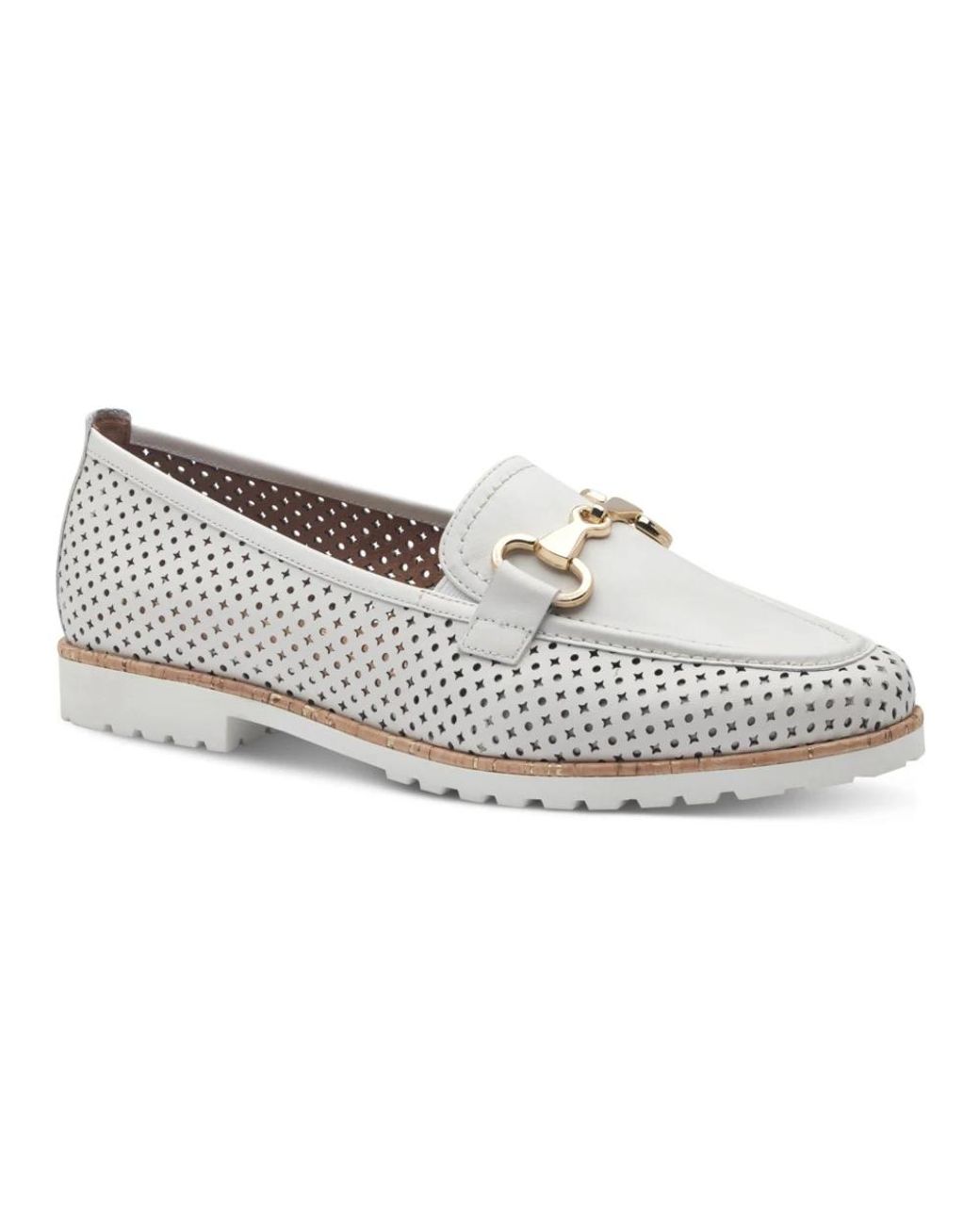 Tamaris White Loafers