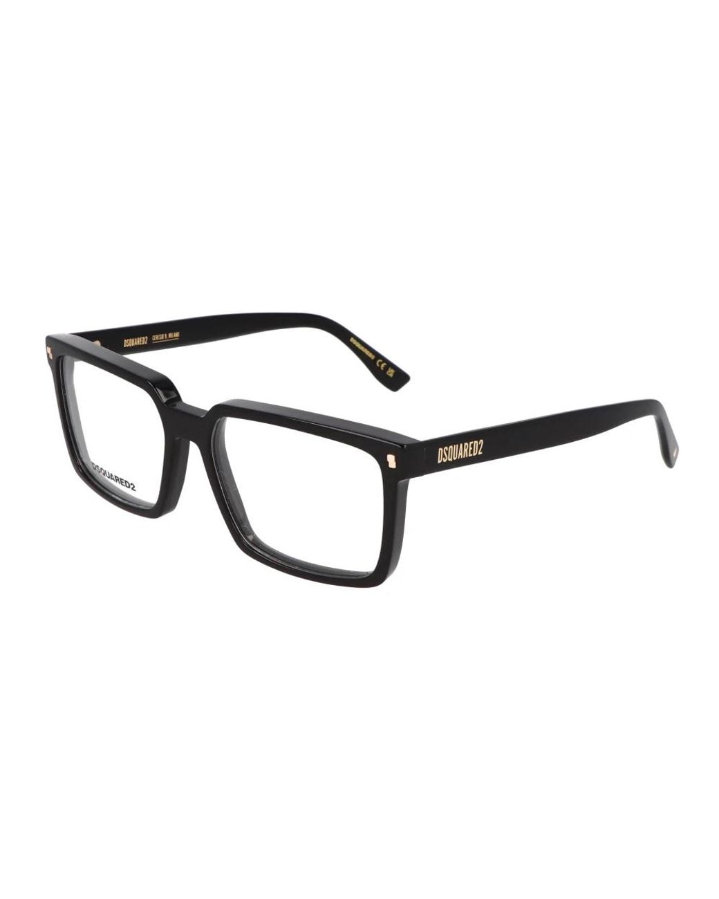 DSquared² D2 0183 Square Optical Frame in het Black