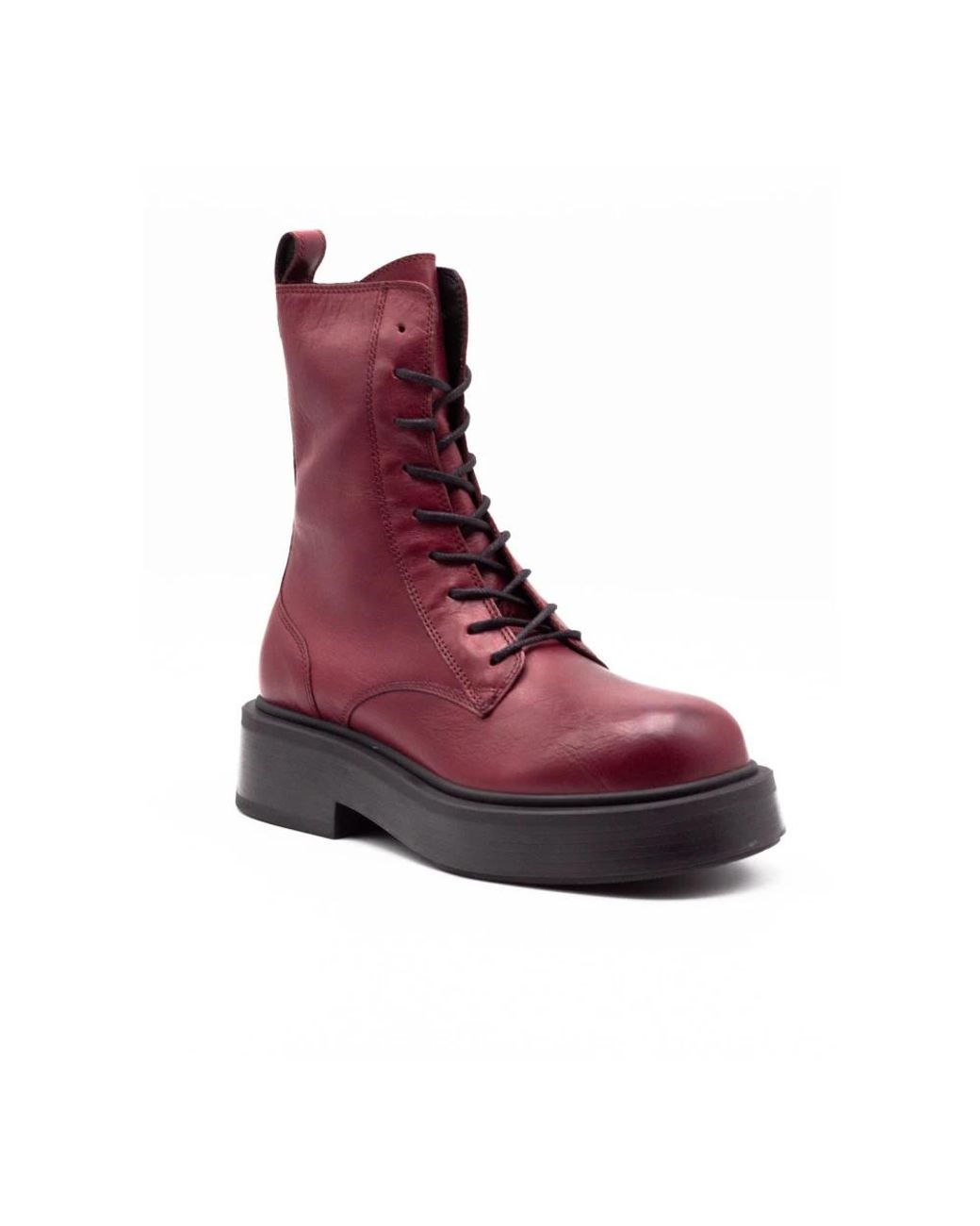 Vic Matié Purple Lace-Up Boots
