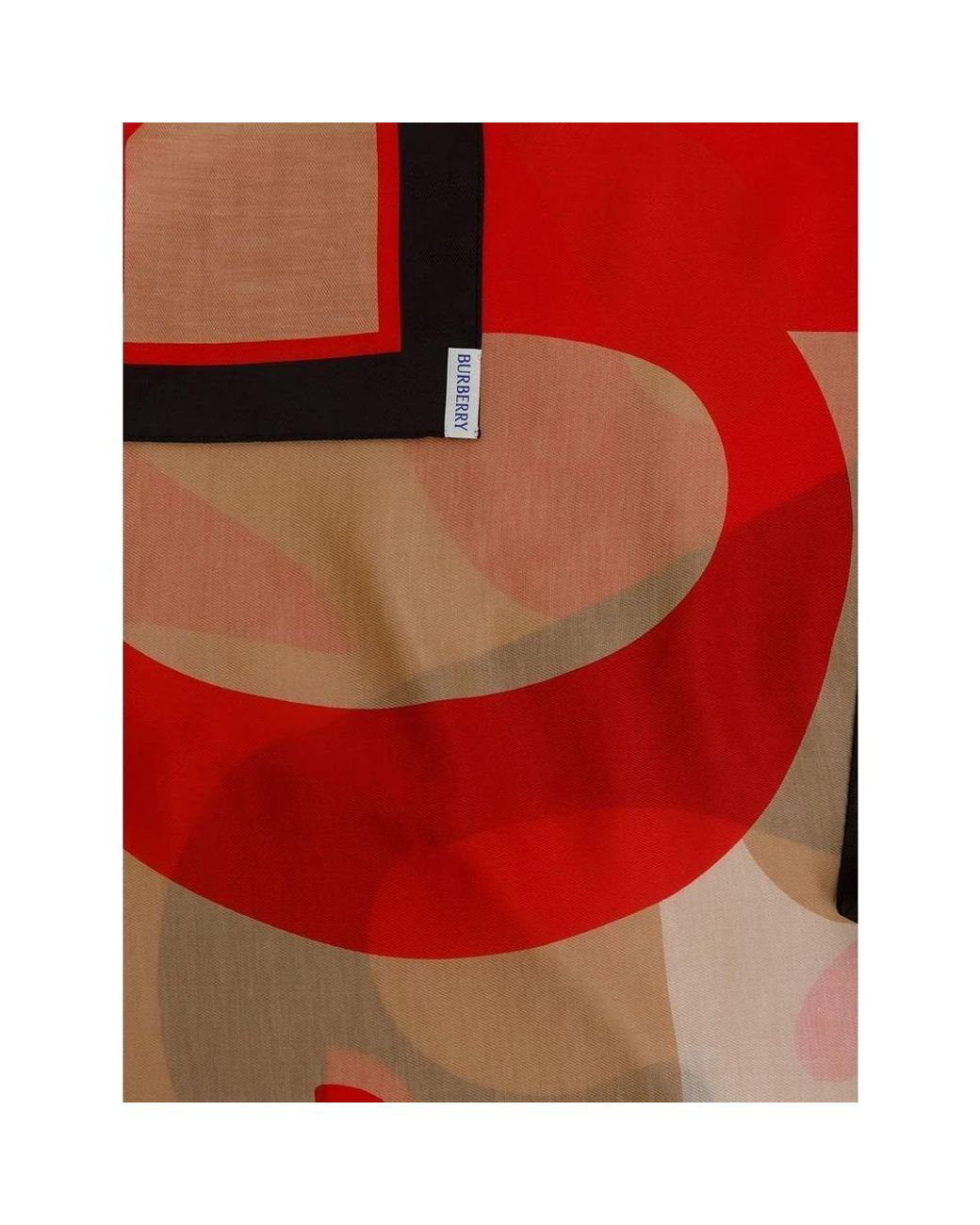 Burberry Red Silk Scarves