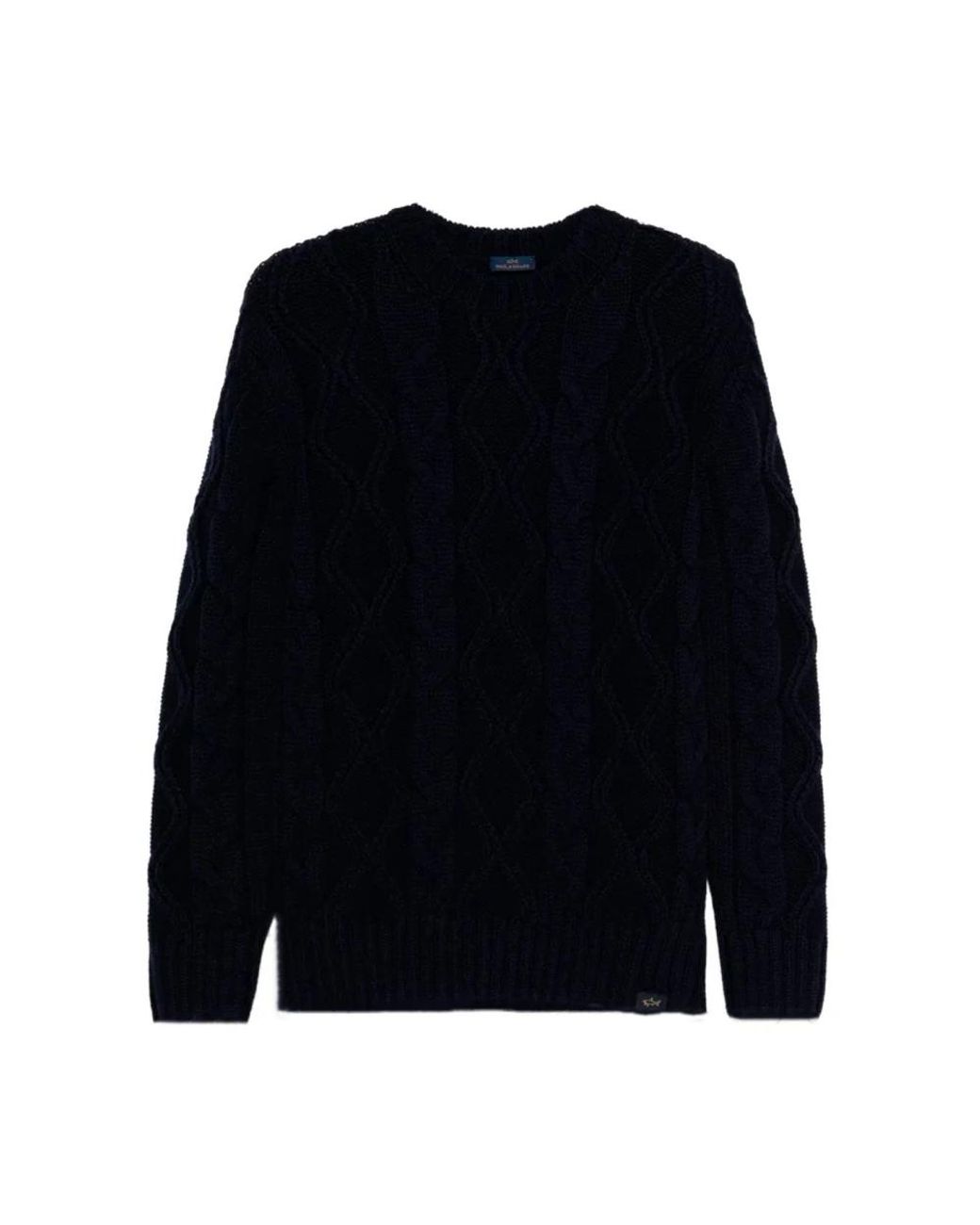 Paul & Shark Blue Round-Neck Knitwear for men