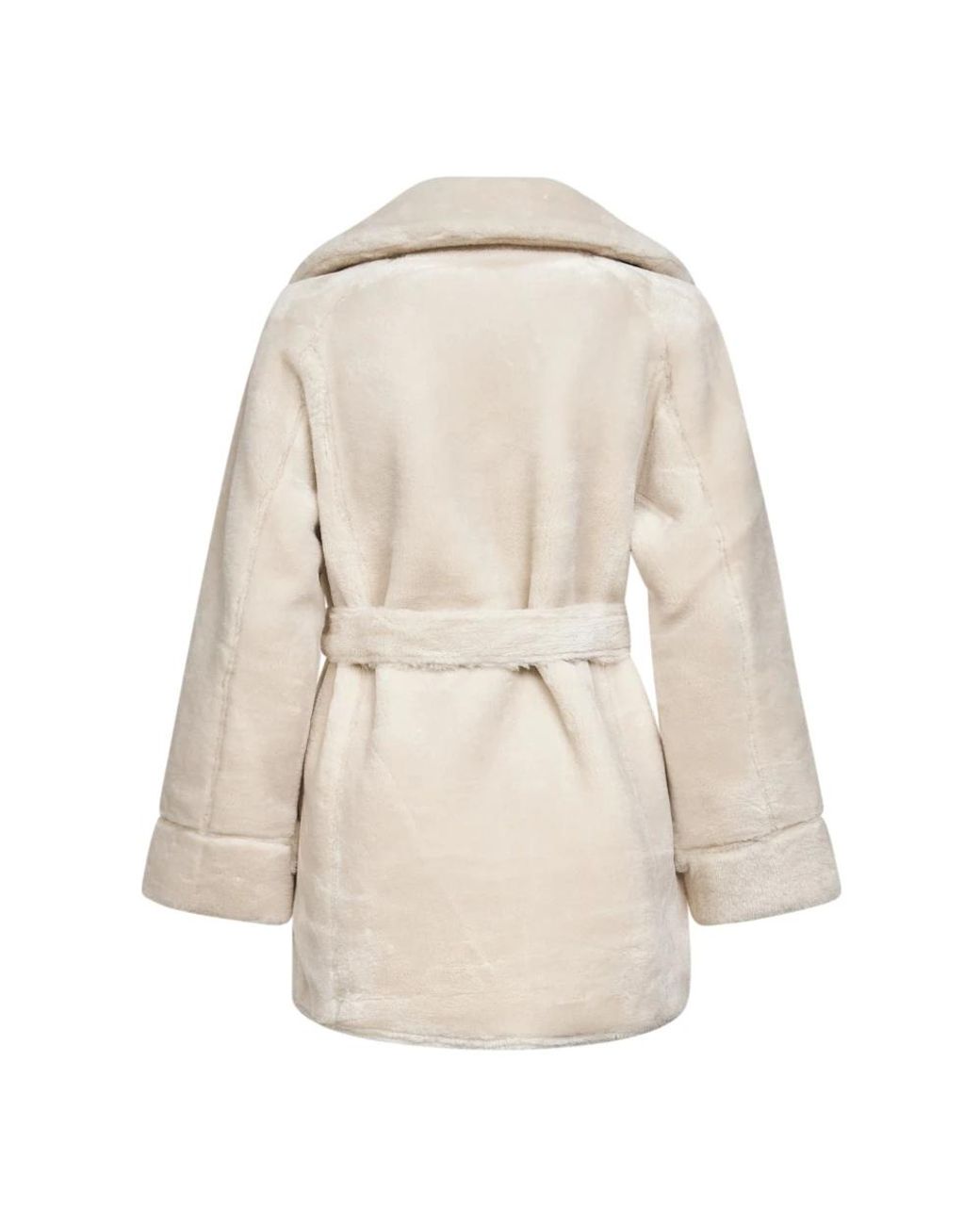 Faux Fur & Shearling Jackets Urbancode de color Natural