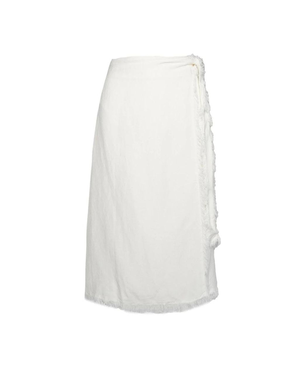 Hèst White Midi Skirts