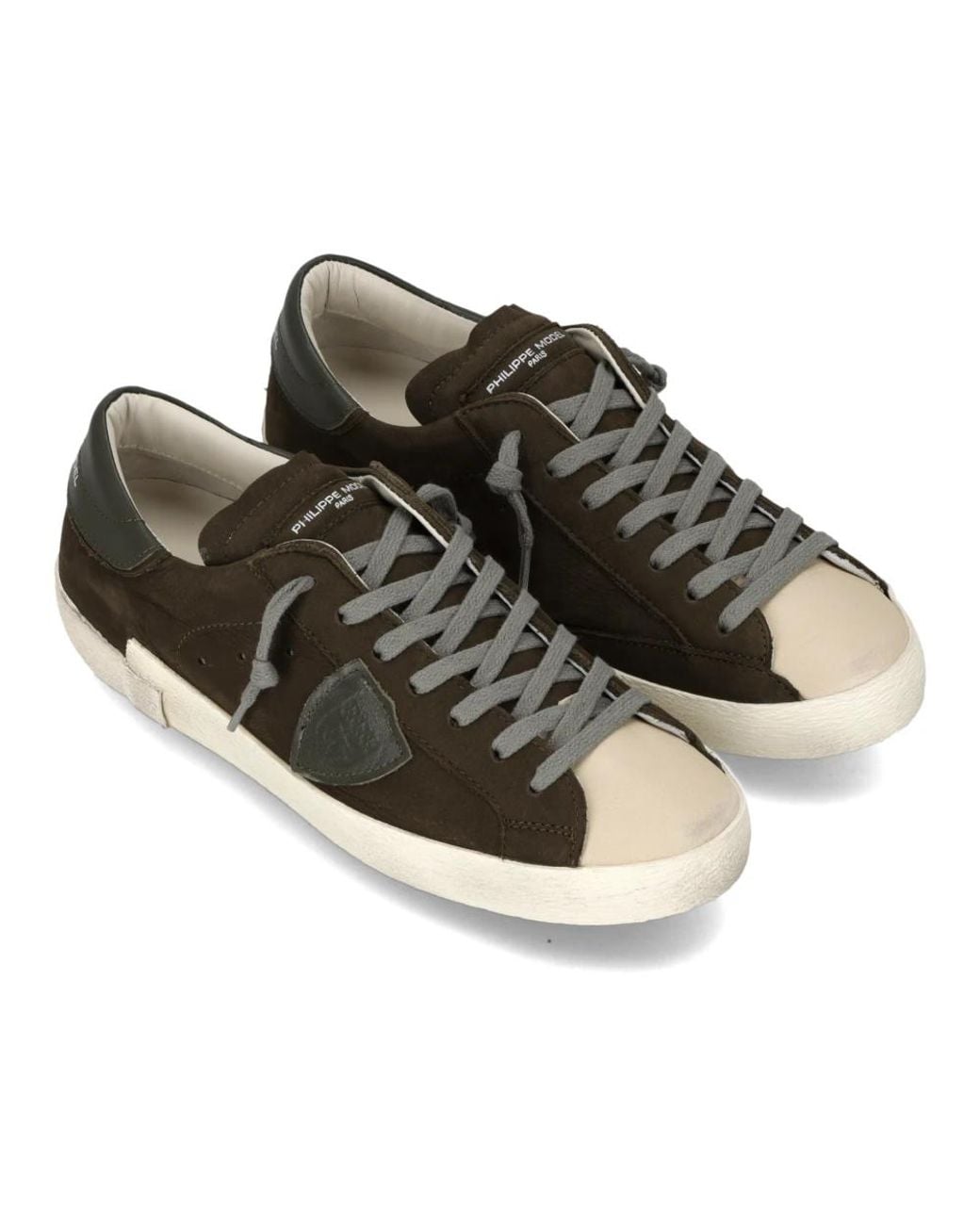 Philippe Model Brown Sneakers for men