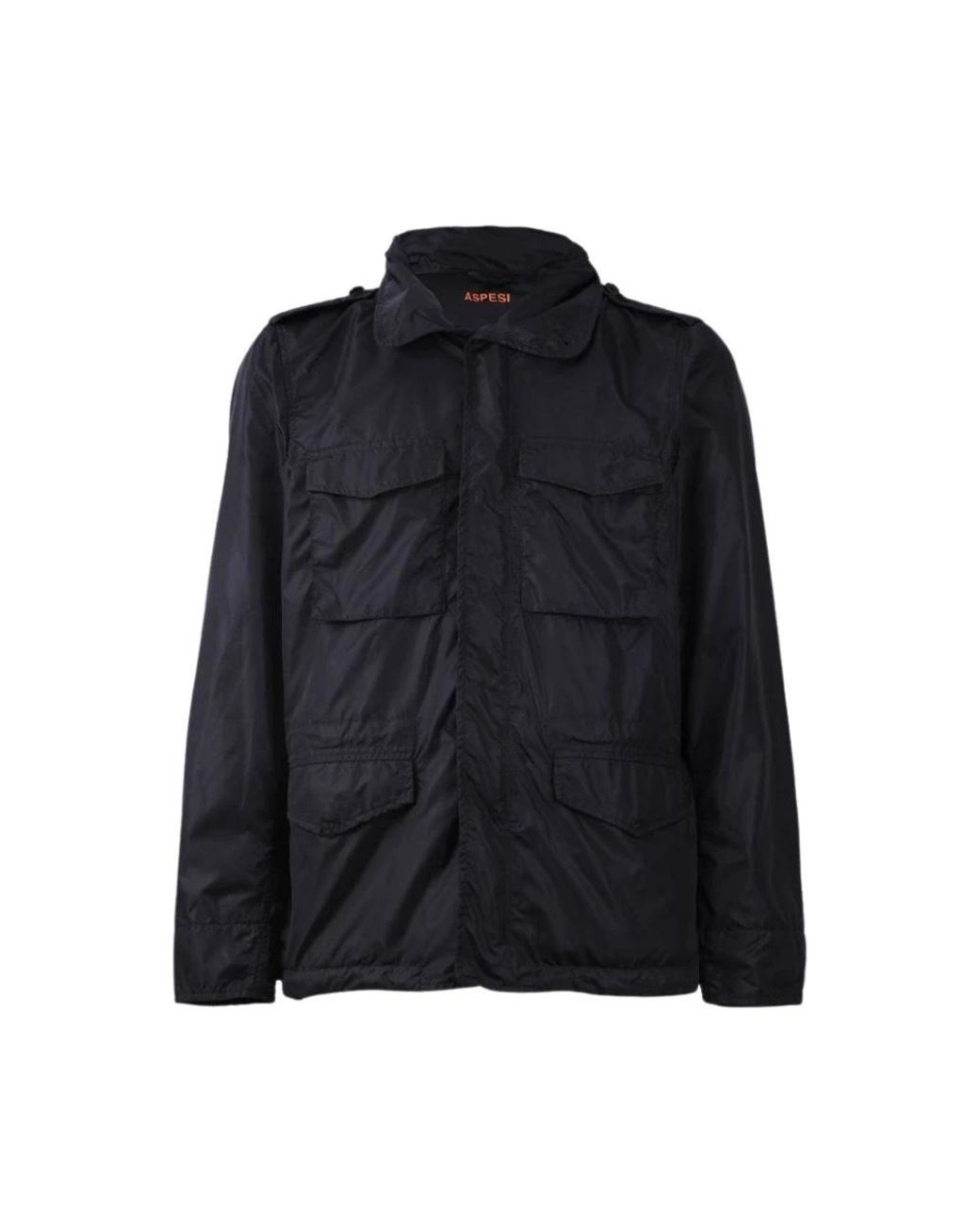Aspesi Black Light Jackets for men